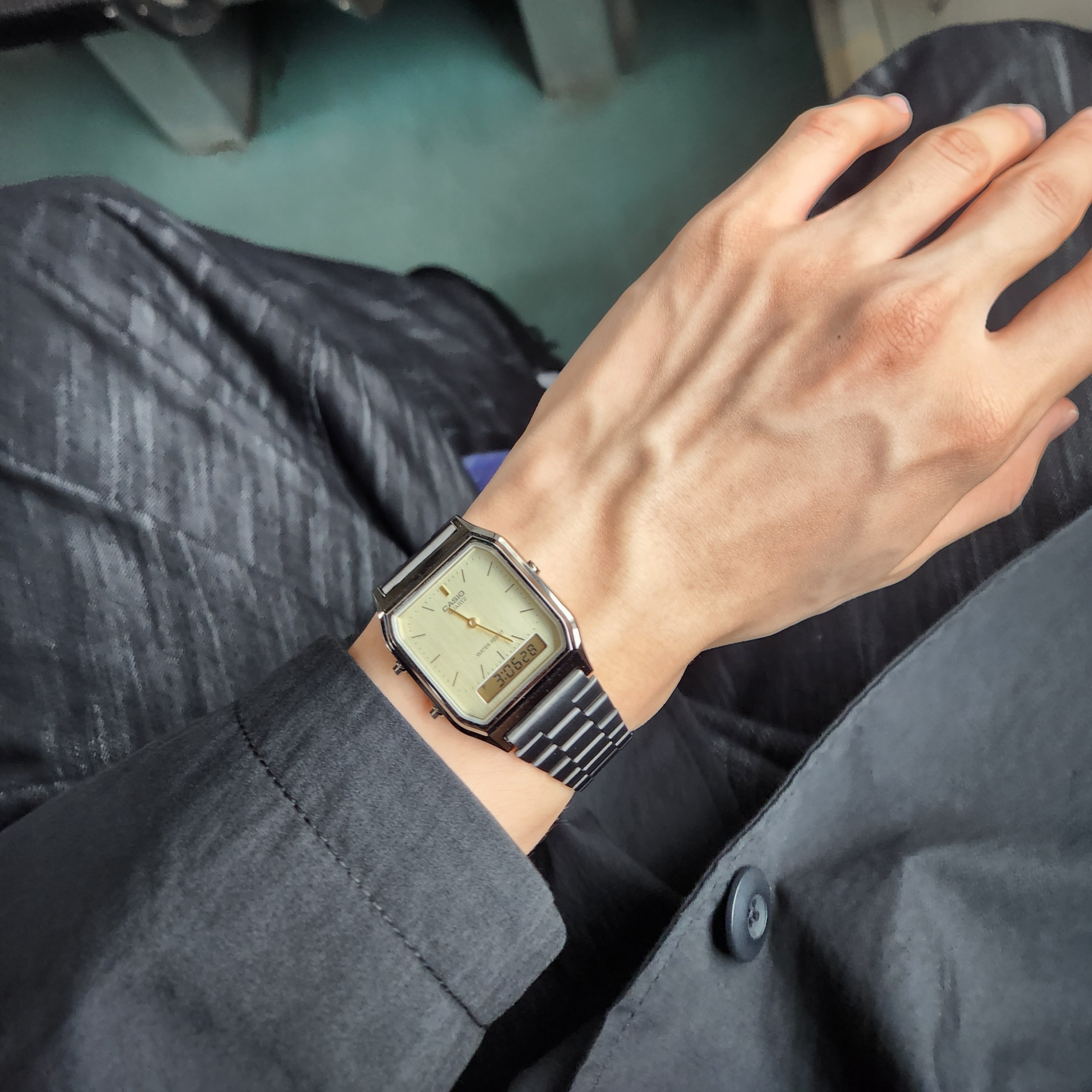 Casio AQ-230GG-9A 착용 스타일