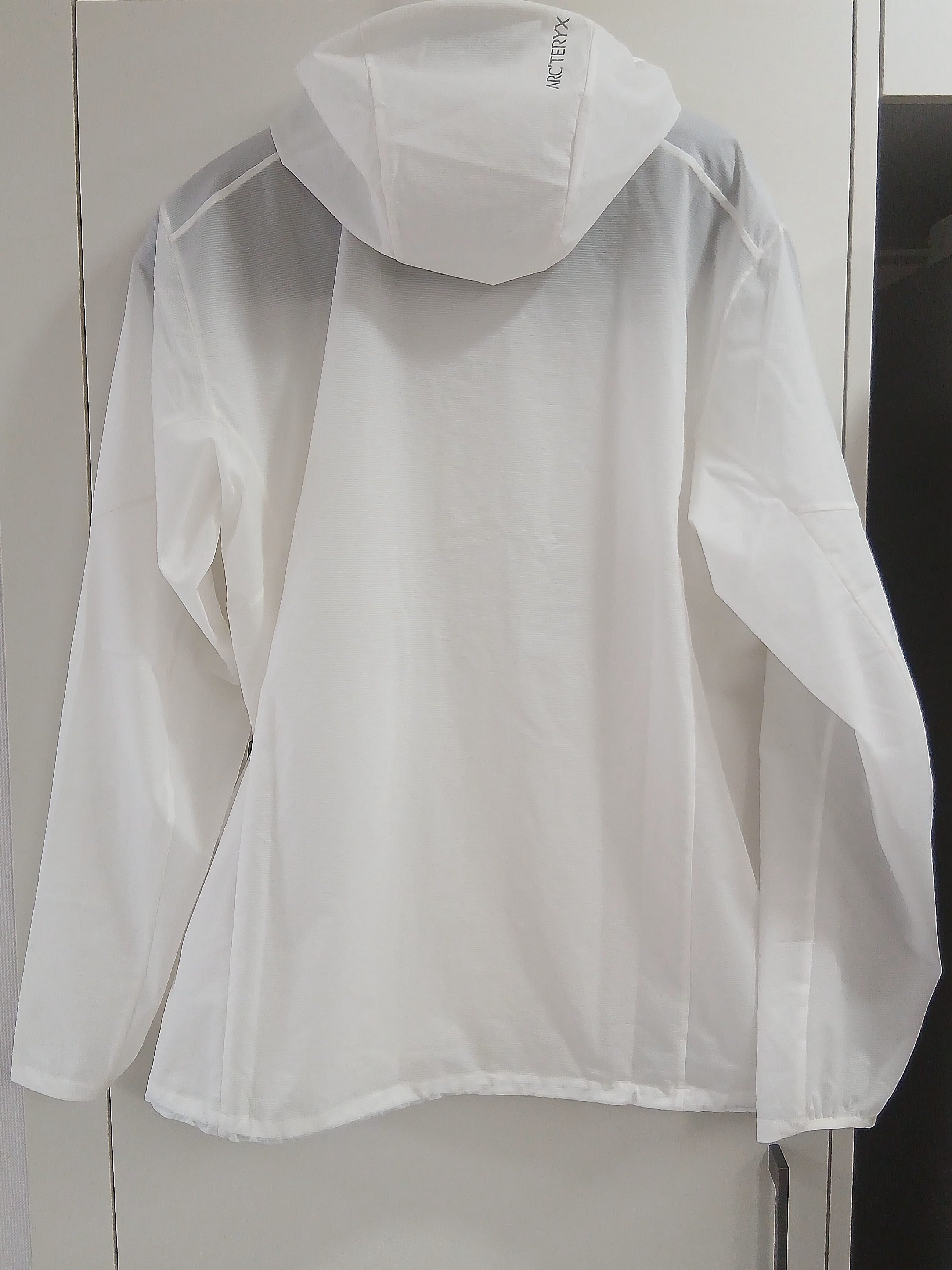 Arc'teryx Incendo Airshell Hoody Arctic Silk, [SS25] moif Hiker Half Shirt Black 착용 스타일 - 2
