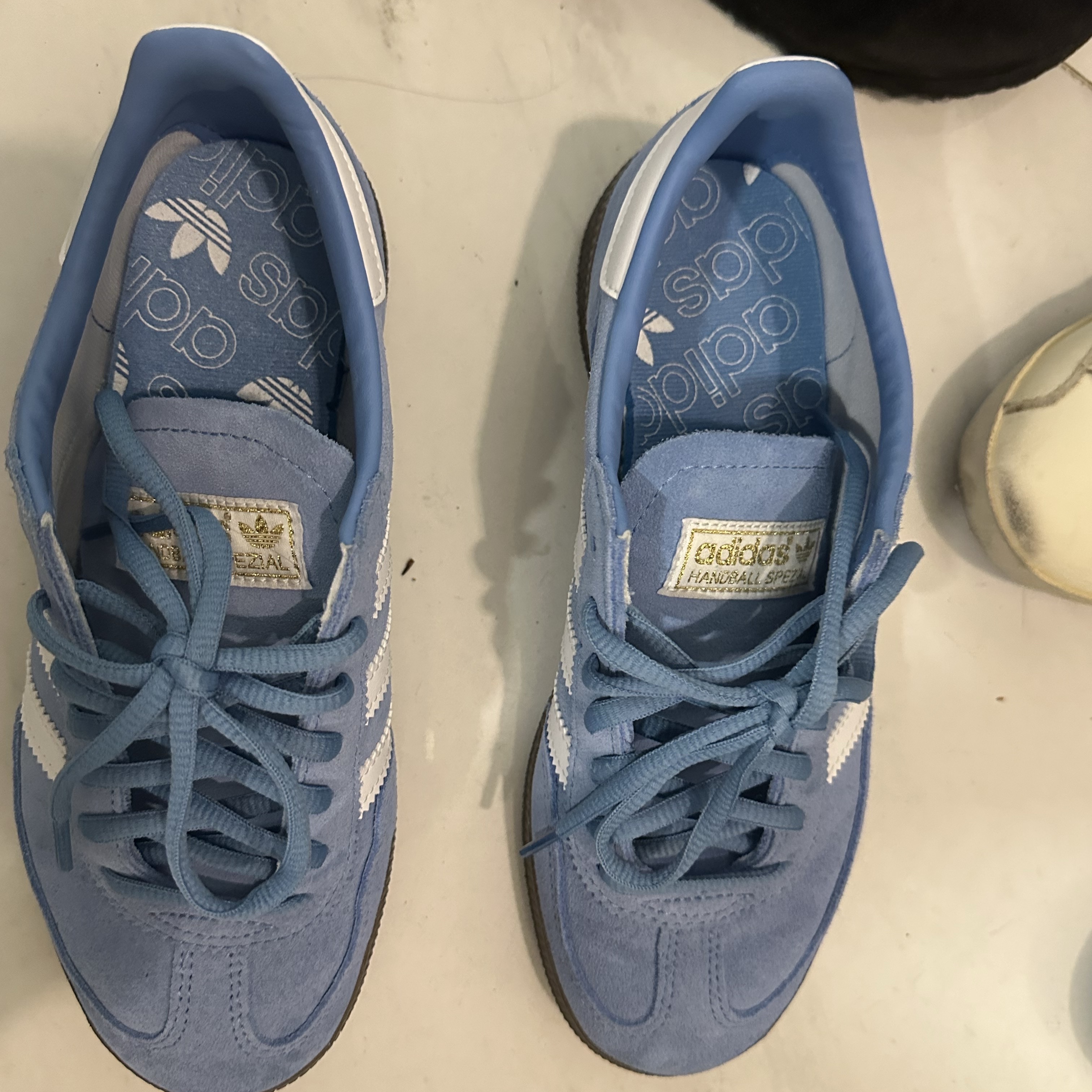 Adidas Spezial Handball Light Blue 착용 스타일 - 1
