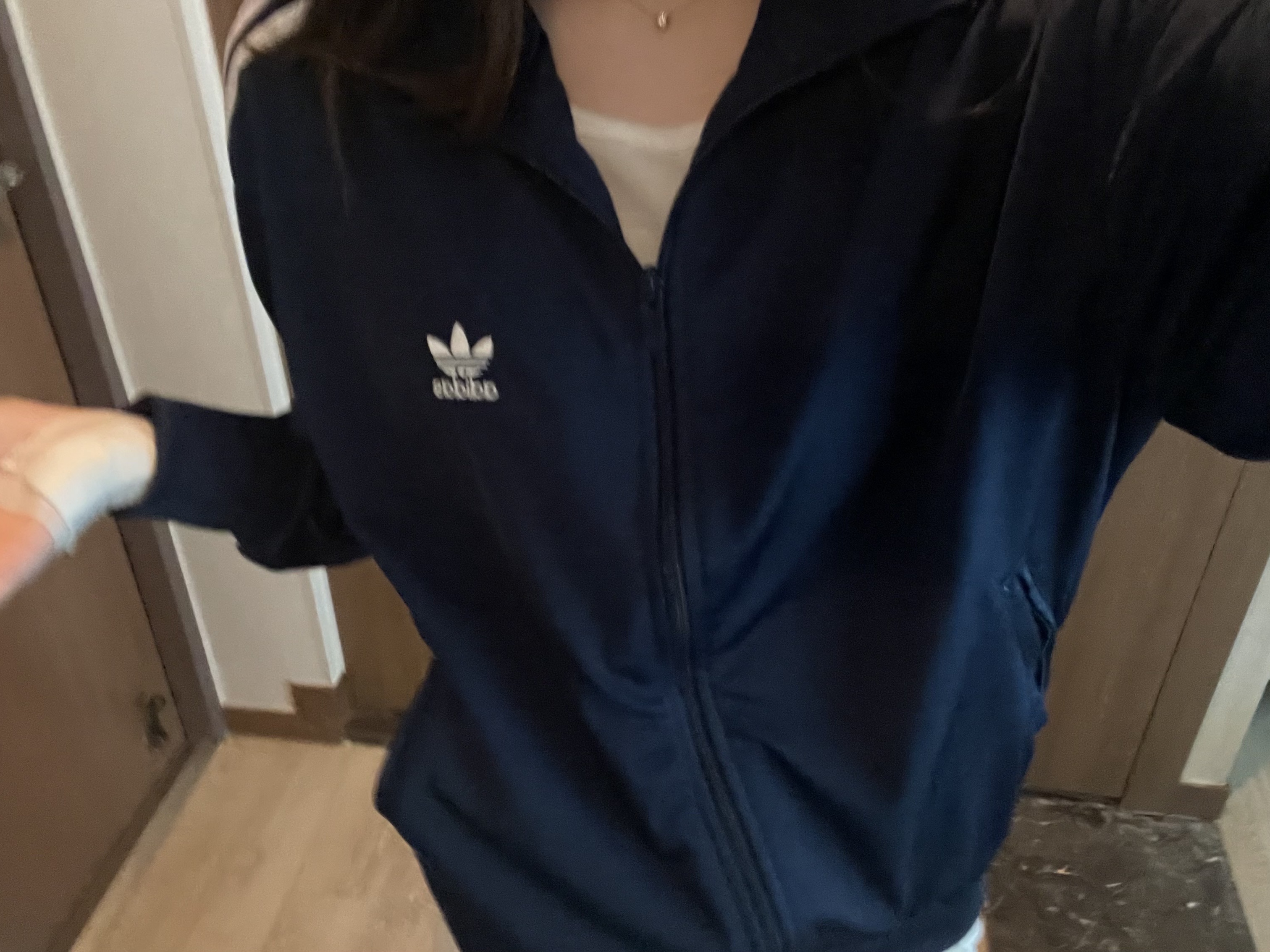 Adidas Adicolor Classic Firebird Track Top Night Indigo - KR Sizing 착용 스타일 - 3
