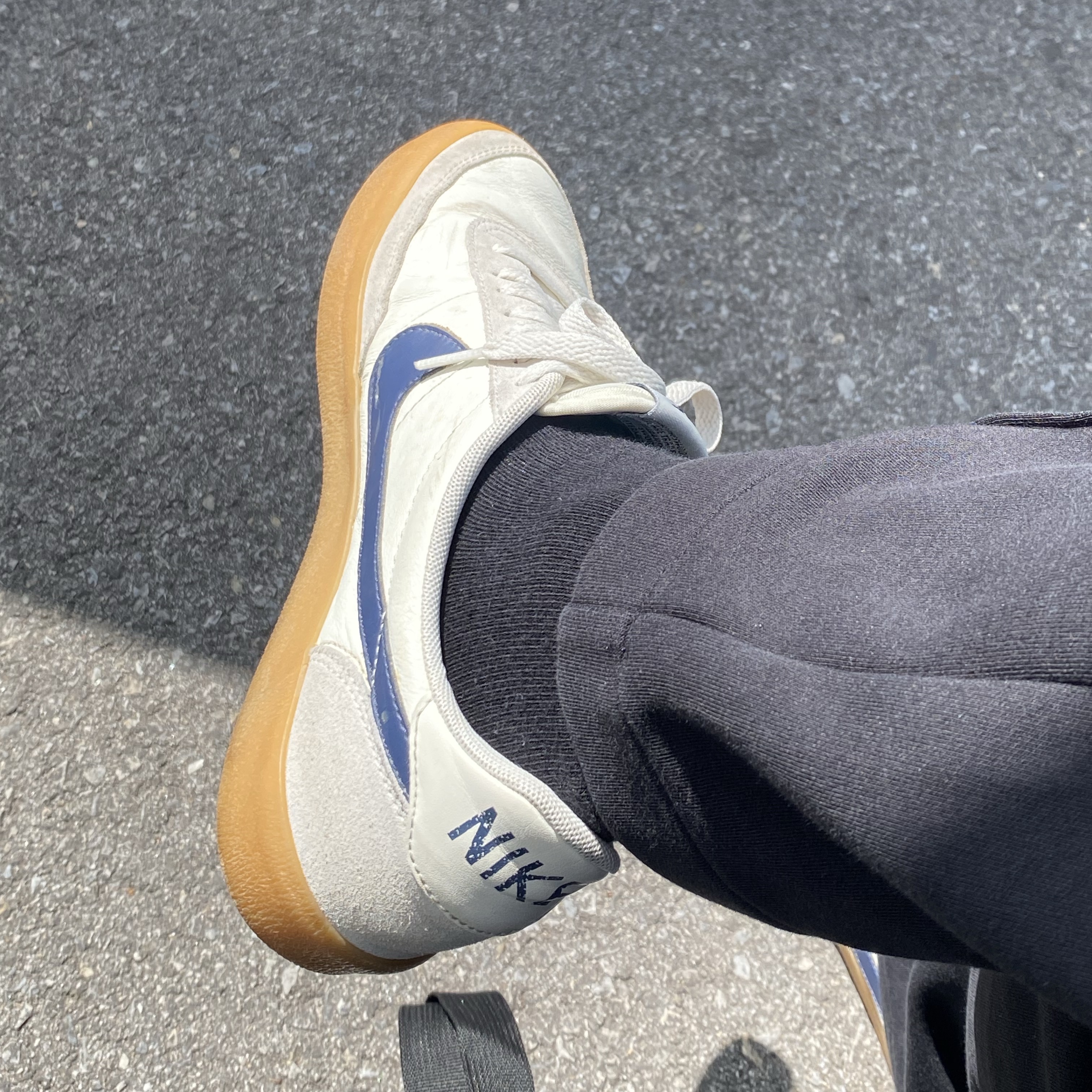 Nike x J.Crew Killshot 2 Sail Midnight Navy 착용 스타일