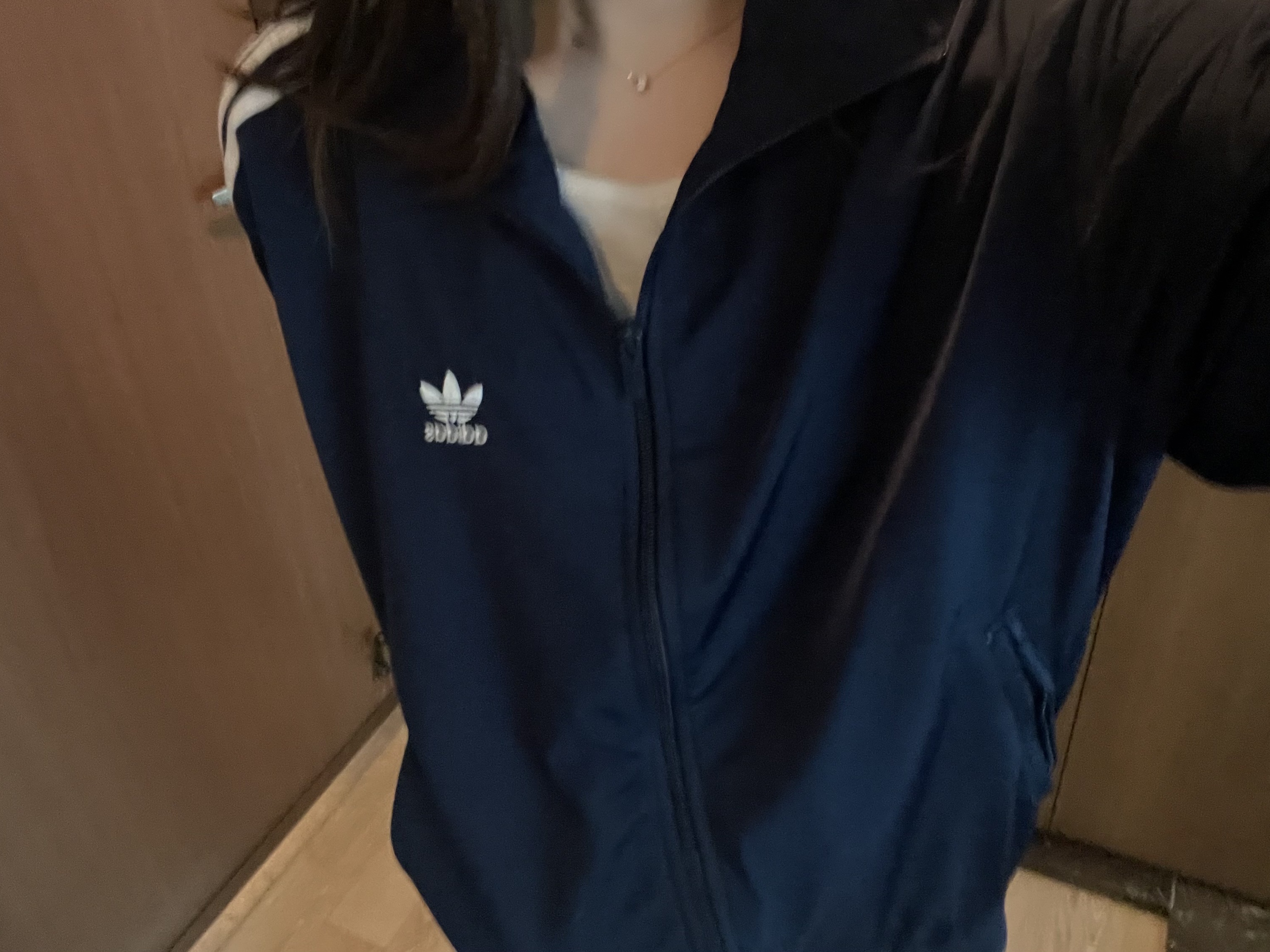 Adidas Adicolor Classic Firebird Track Top Night Indigo - KR Sizing 착용 스타일 - 2