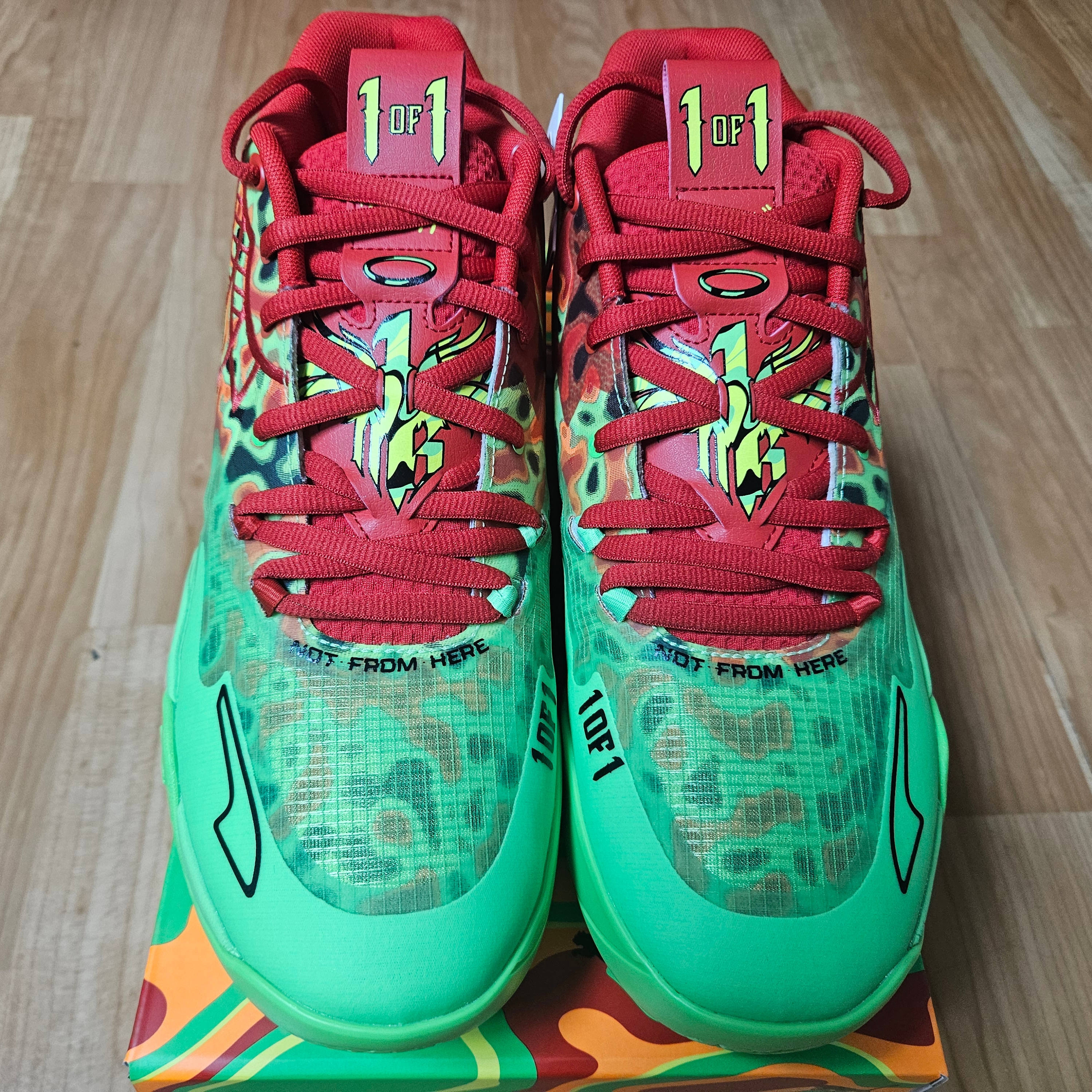 Puma MB.01 Thermal Fluro Green Pes Red 착용 스타일 - 2
