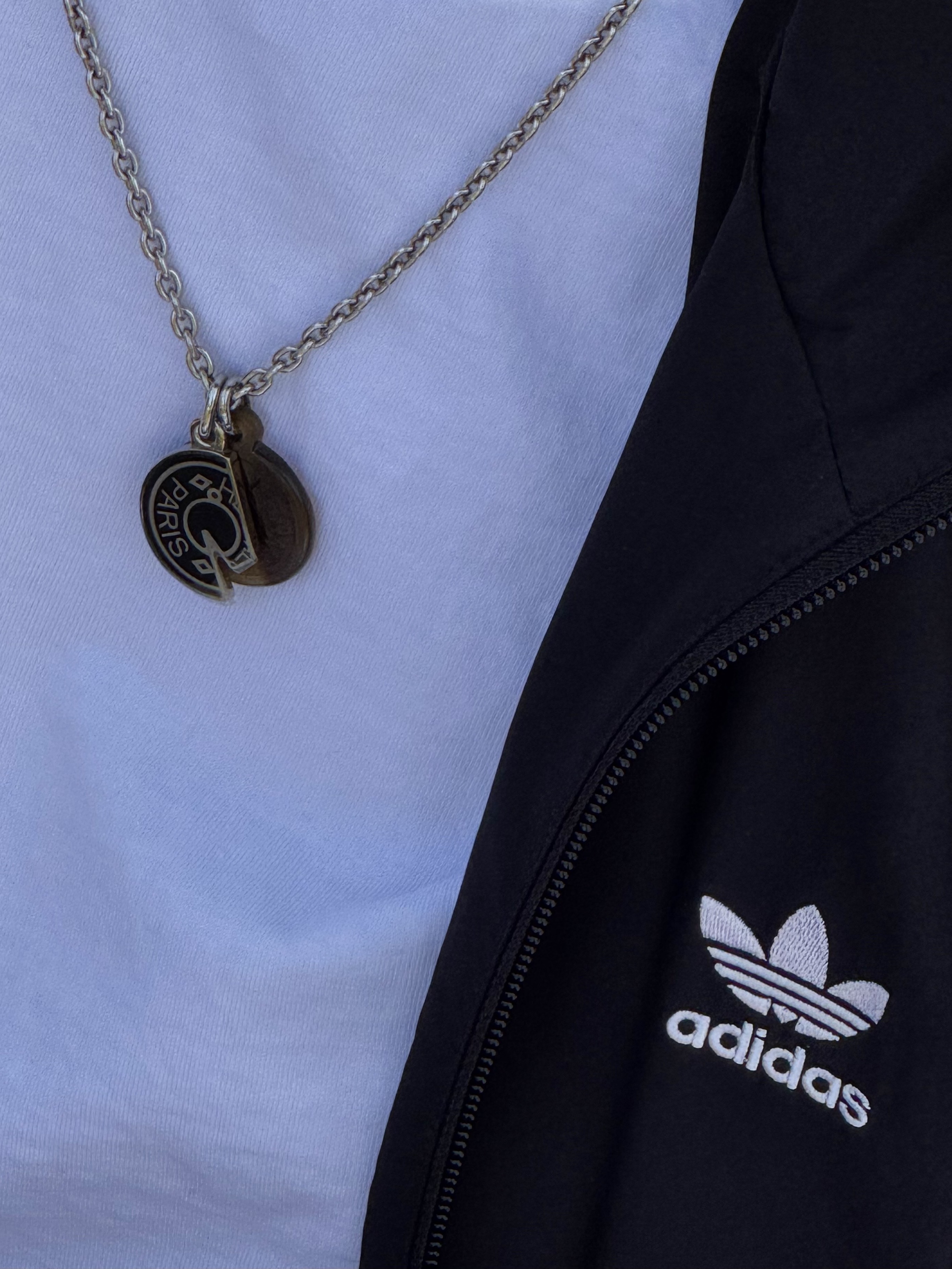 (W) Adidas Adilenium Season 3 Oversized Track Top Black - KR Sizing, (W) Adidas Adilenium Season 3 Oversized Track Pants Black - KR Sizing 착용 스타일 - 1