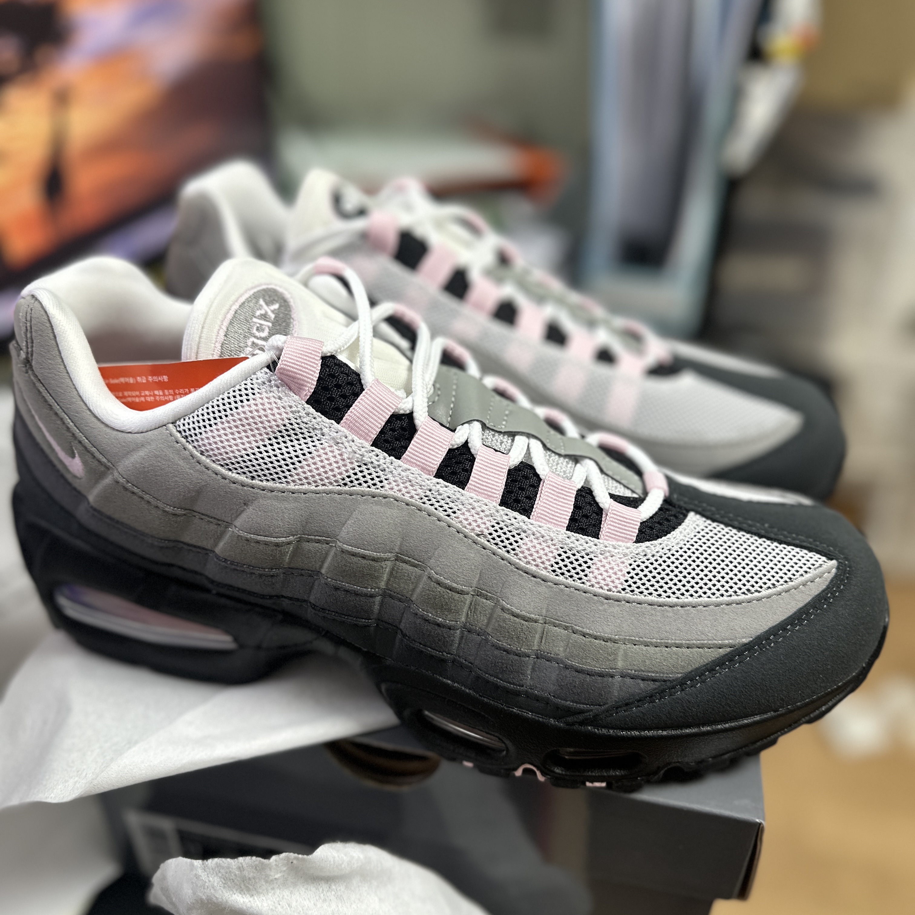 (W) Nike Air Max 95 Pink Foam 착용 스타일