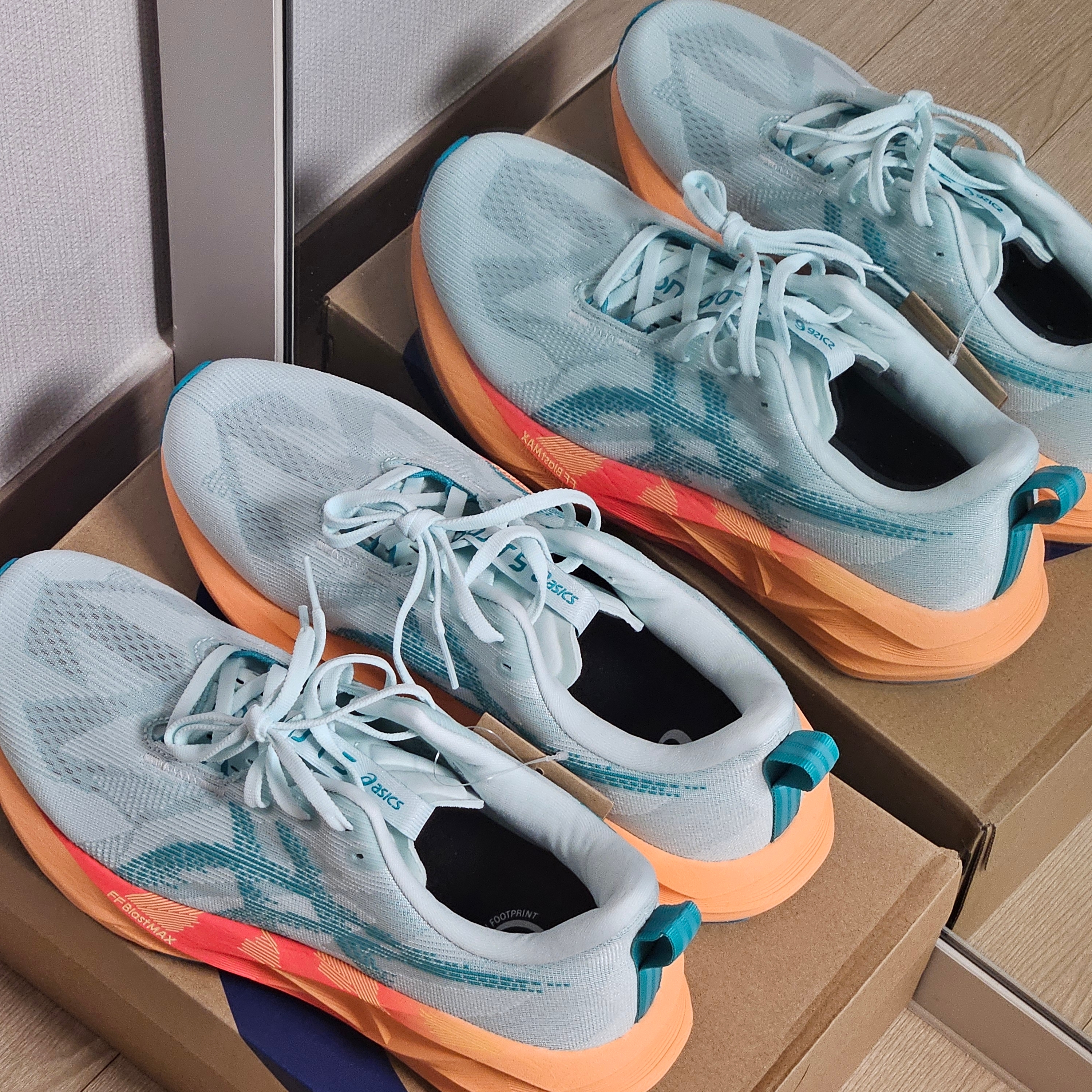 Asics Novablast 5 Soothing Sea Wave Teal 착용 스타일