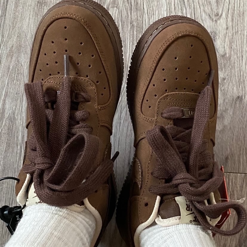 (W) Nike Air Force 1 '07 Cacao Wow 착용 스타일