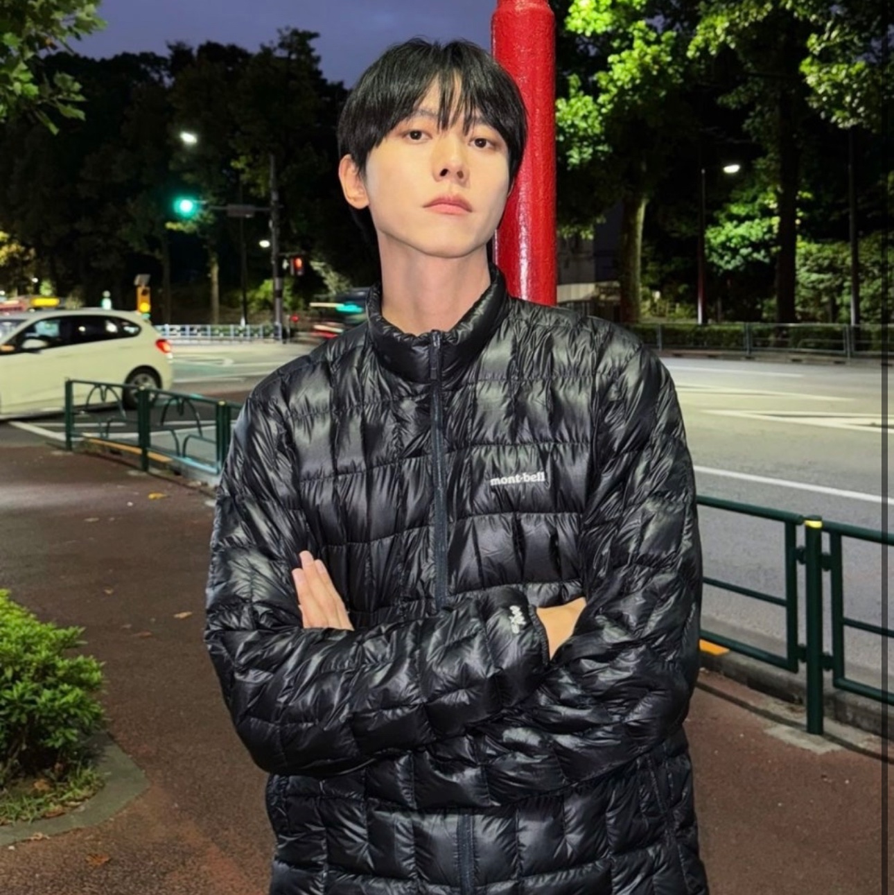 Montbell Plasma 1000 Down Jacket Black 착용 스타일 - 1