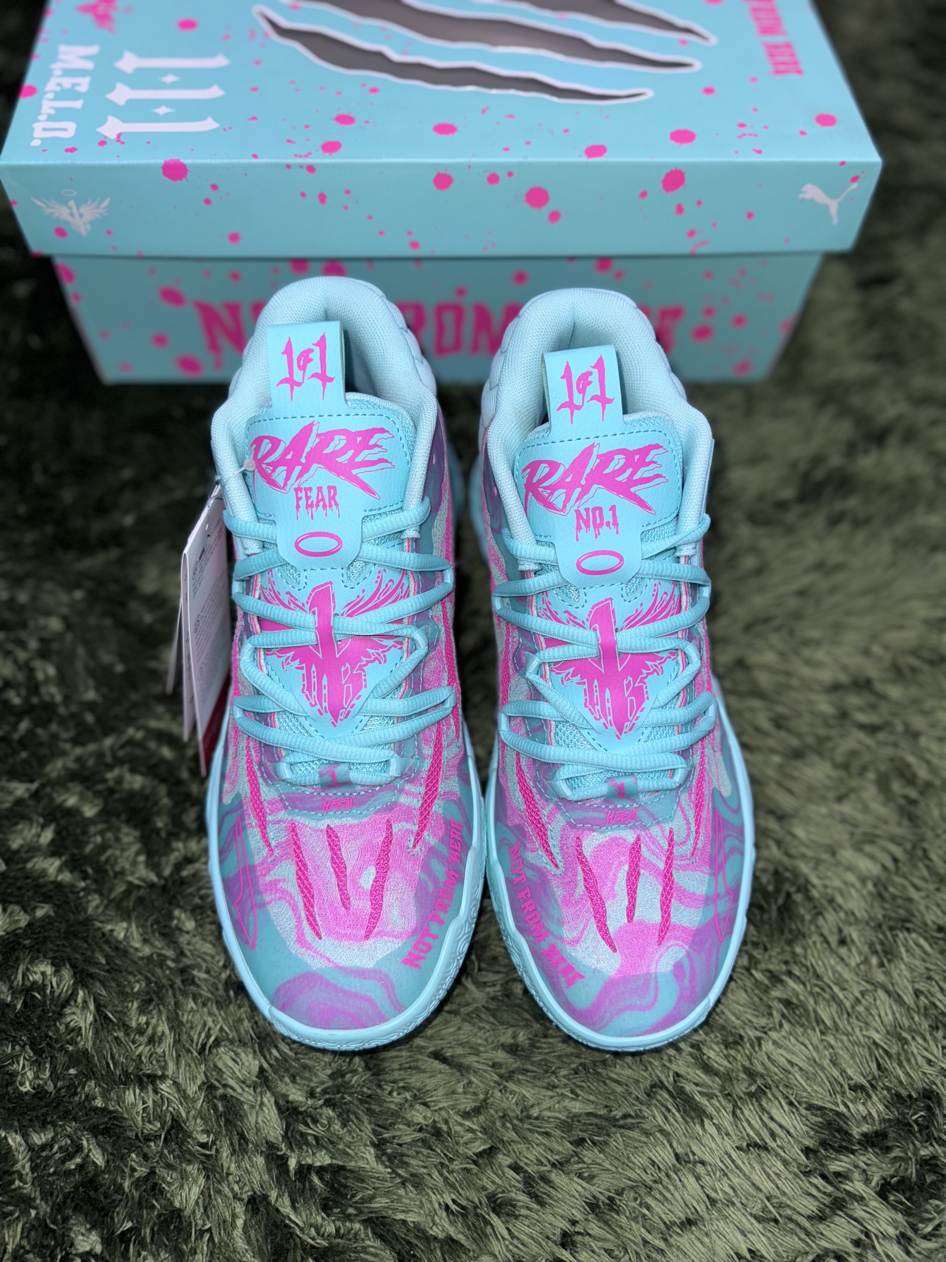Puma MB.03 Miami Electric Peppermint 착용 스타일 - 2