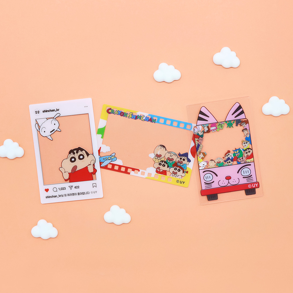 대원미디어 짱구는못말려 짱구와 친구들 투명 포토카드(Daewonmedia Crayon Shin Chan Clear Photocard Friends) - 2