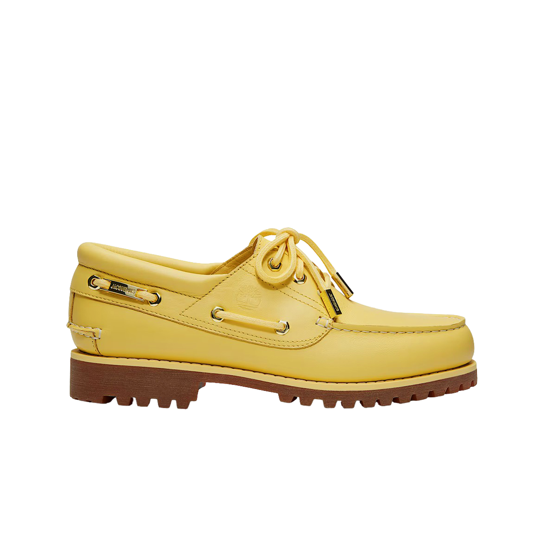 팀버랜드 x 자크뮈스 3 아이 러그 보트 슈즈 옐로우 - 와이드(Timberland x Jacquemus 3-Eye Lug Boat Shoes Yellow - Wide)