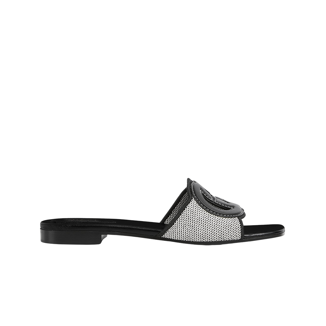 835723-FAEA0-8543 (W) Gucci Interlocking G Slide Sandal Black