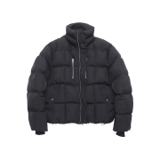 [KREAM 단독] Haleine Incision Highneck Duck Down Jacket Black (VJ407)