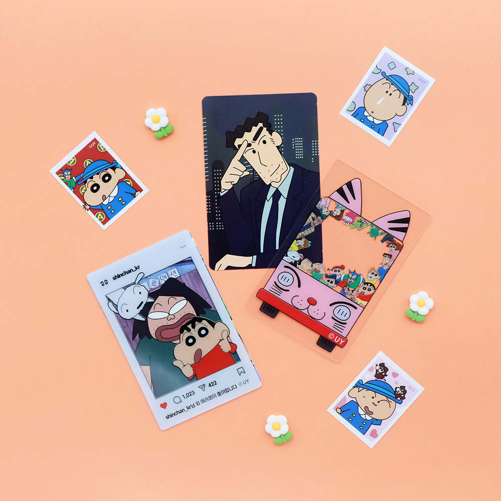 대원미디어 짱구는못말려 짱구와 친구들 투명 포토카드(Daewonmedia Crayon Shin Chan Clear Photocard Friends) - 3