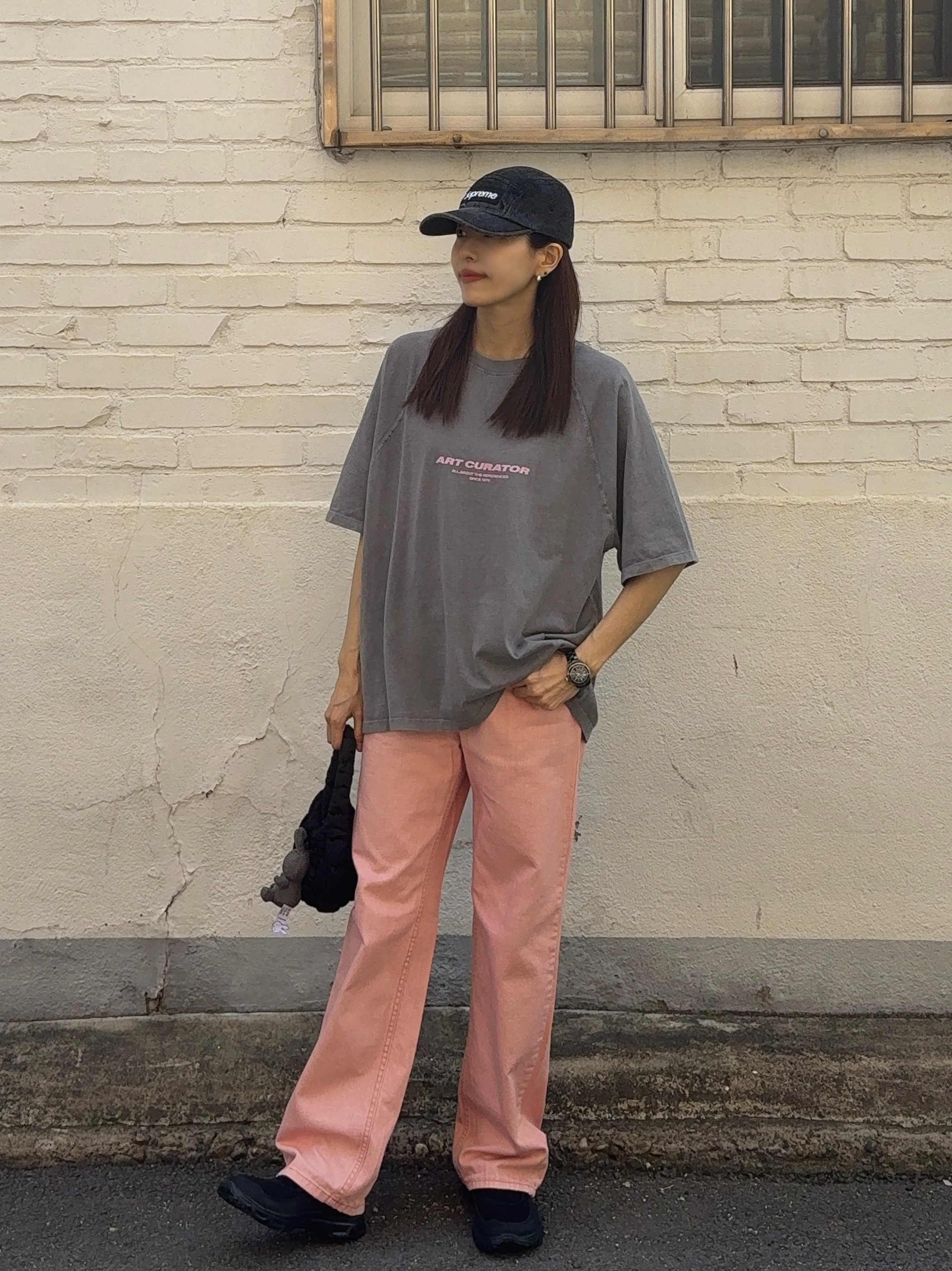 Supreme Denim Camp Cap Black - 23SS, Chanel J12 Watch 33mm Quartz Black 착용 스타일 - 2