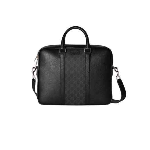 Gucci Medium GG Briefcase with Tag Black