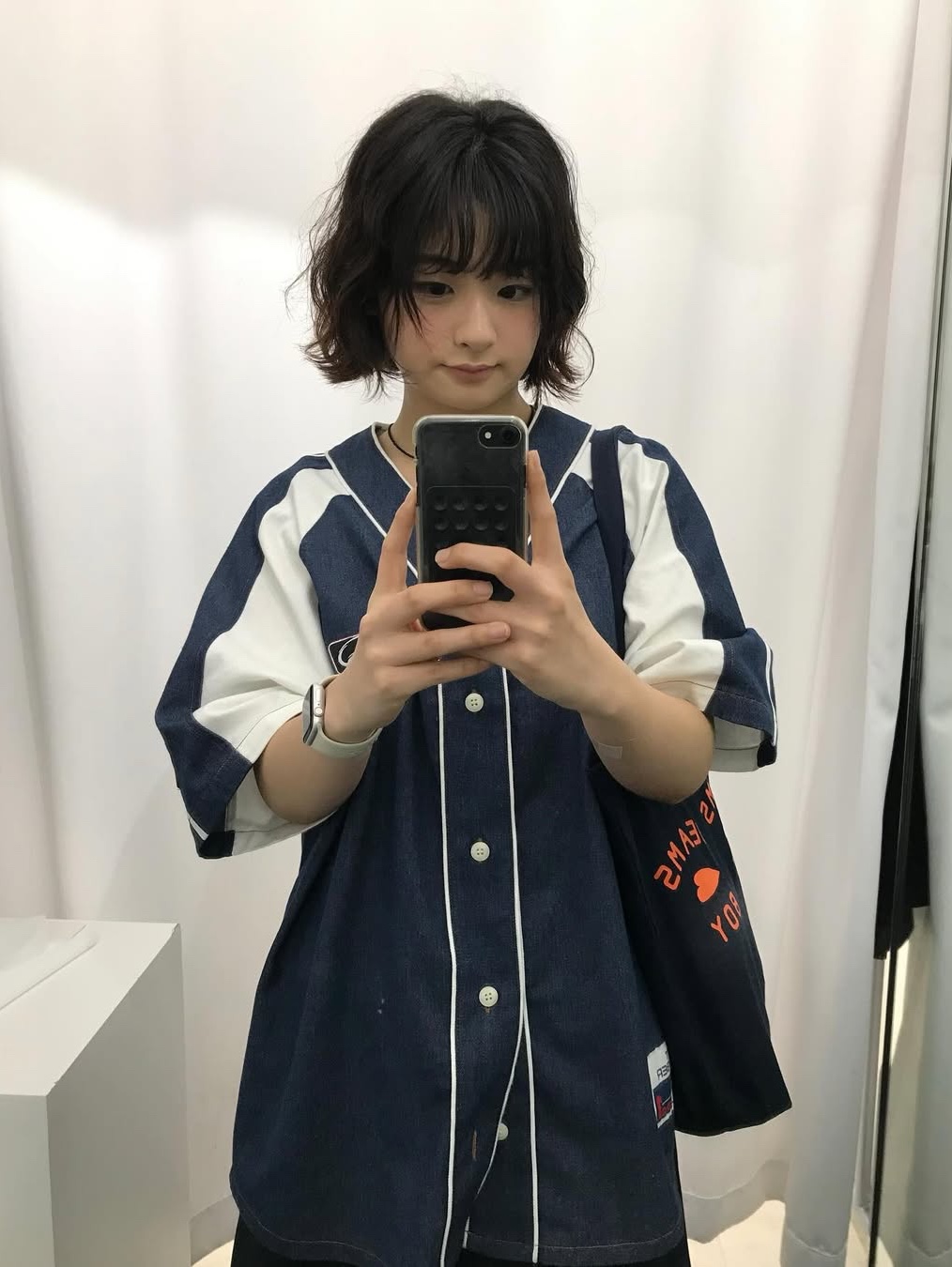 SPORT CHAMBER SC Flash Baseball Jersey Blue 착용 스타일