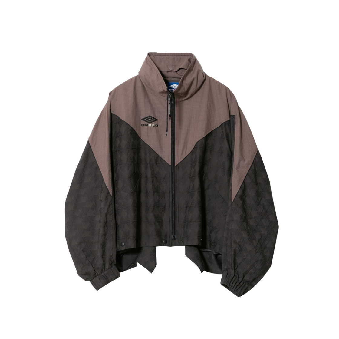 뷰티풀피플 x 엄브로 우먼 더블 엔드 나일론 트랙 자켓 브라운 - 25SS(Beautiful People x Umbro Double End Nylon Track Jacket Brown - 25SS)