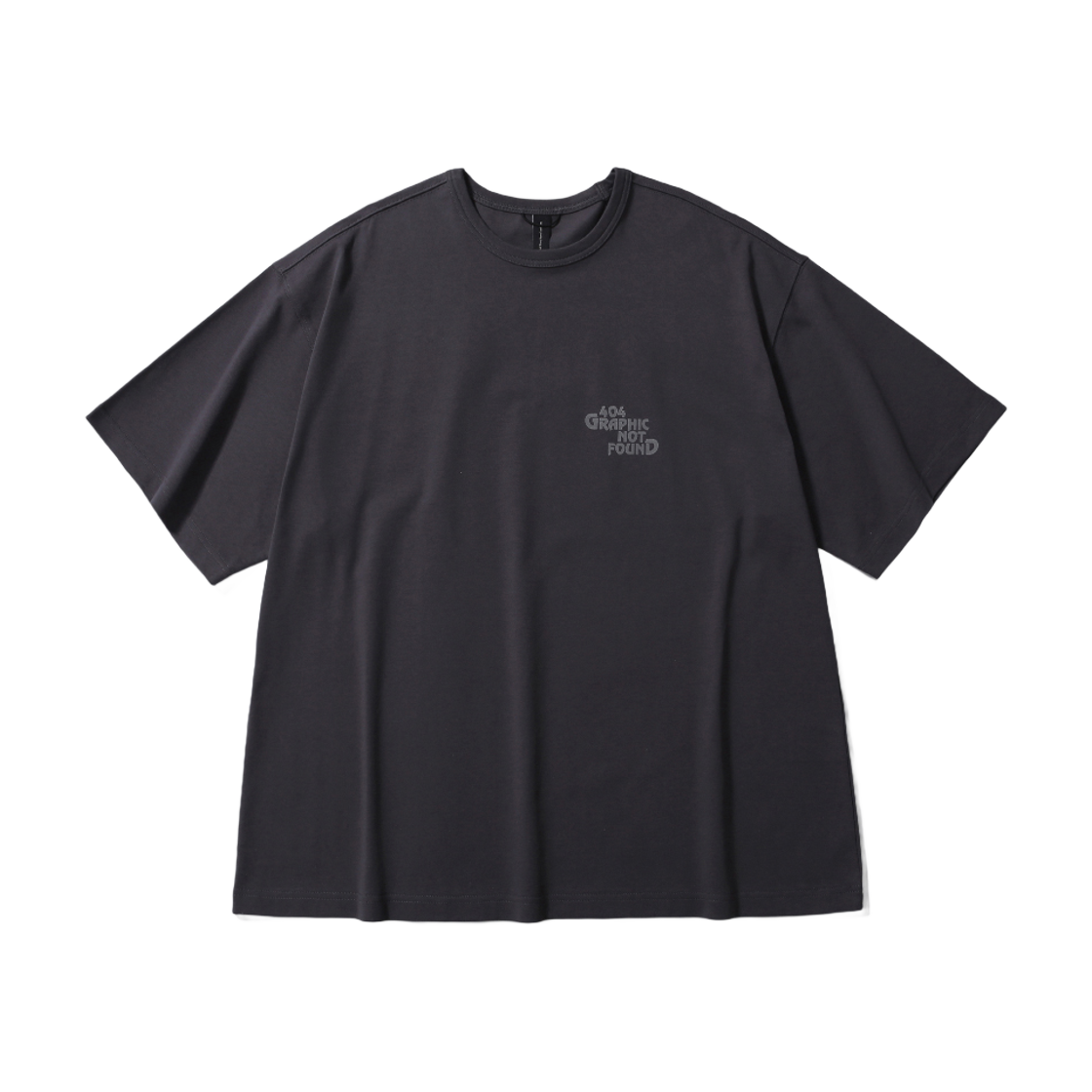 PMF025-02JH03-CC [SS25] moif 404 GNF(B) H/S Tee Charcoal