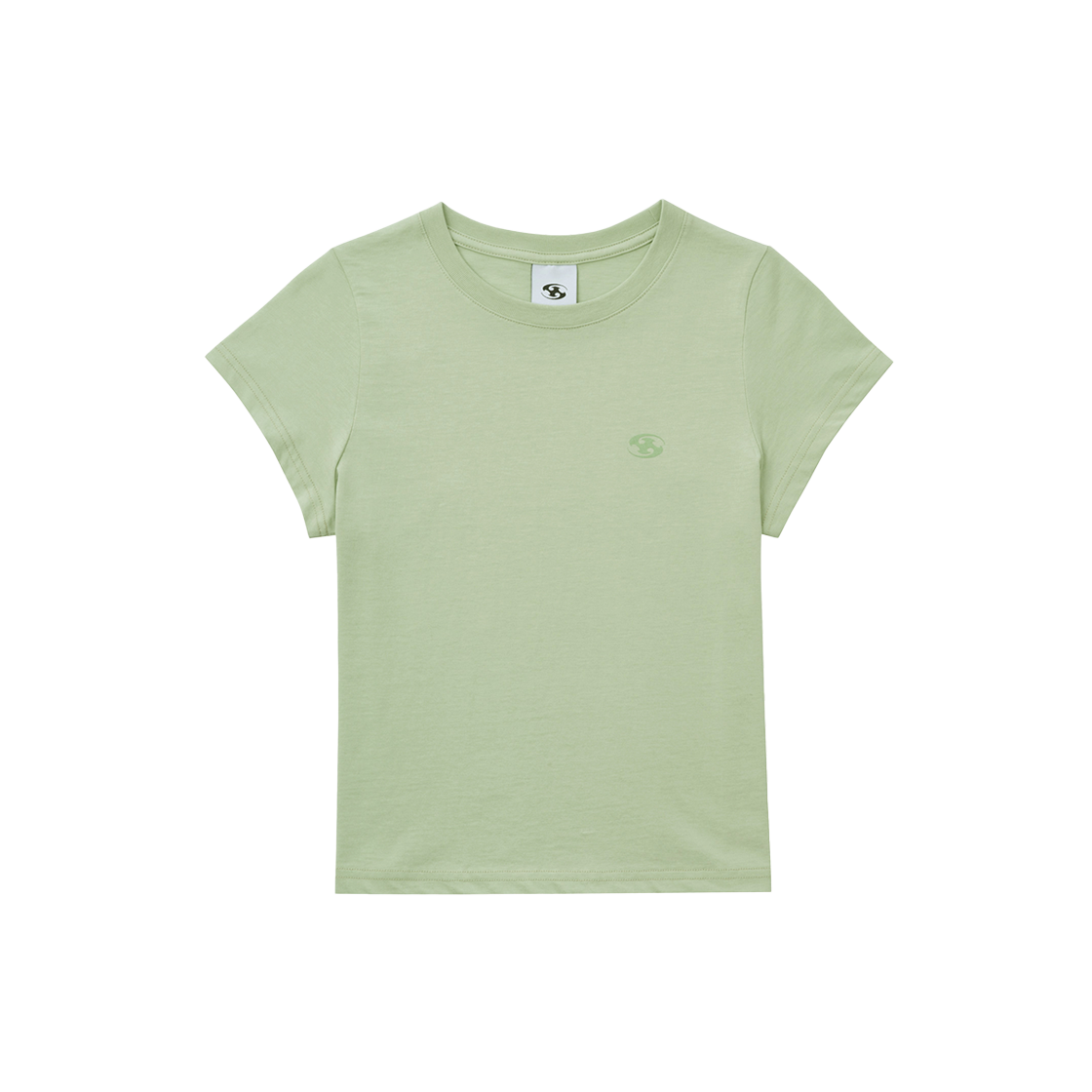 (W) 산산기어 로고 티셔츠 라이트 그린 - 25SS((W) Sansan Gear Logo T-Shirt Light Green - 25SS)
