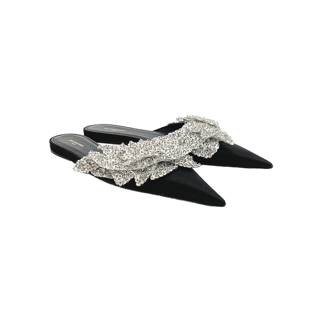 ITSEGH8A9OGF Balenciaga Beaded Mules 36 Black