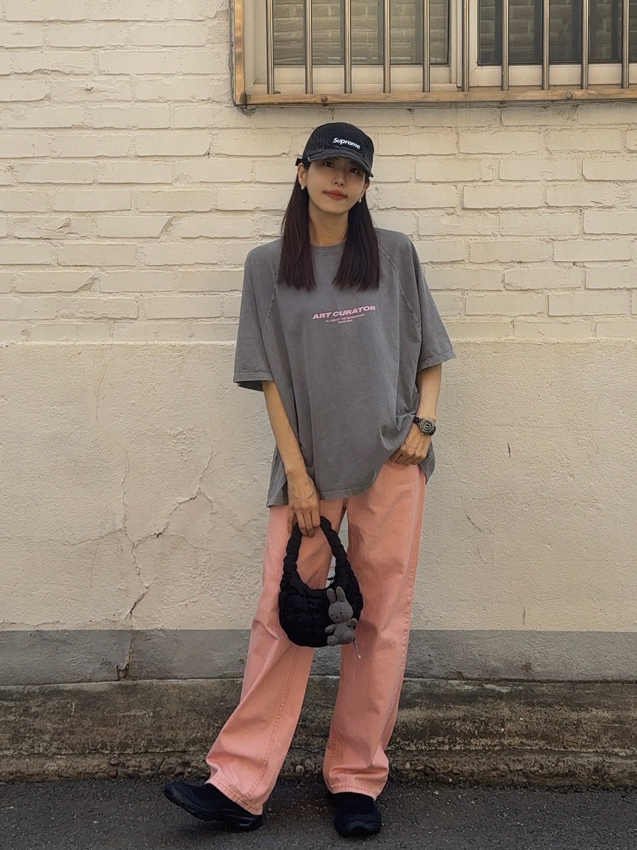 Supreme Denim Camp Cap Black - 23SS, Chanel J12 Watch 33mm Quartz Black 착용 스타일 - 1