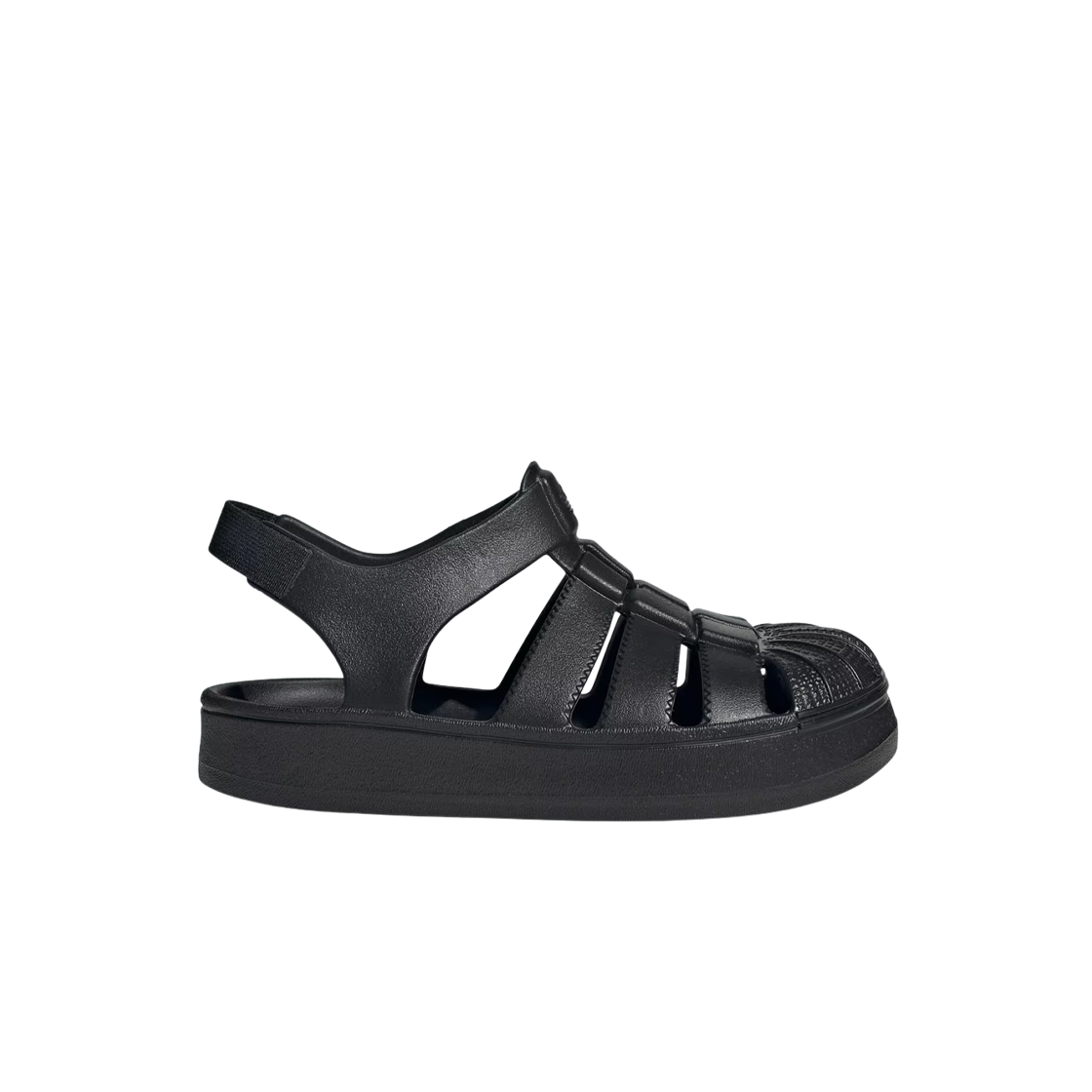 JS2844 (C) Adidas Originals Superstar Sandal Core Black