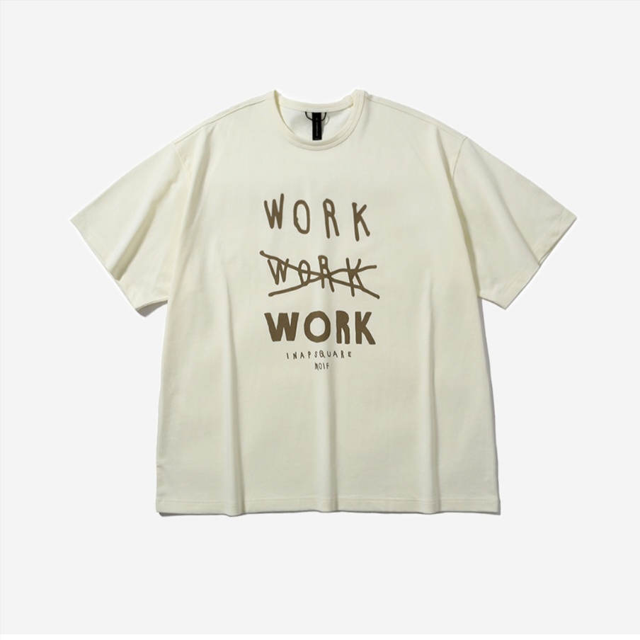 IAB Studio Hoodie Raspberry, moif x inapsquare Work Work Work H/S Tee Off White 착용 스타일 - 2