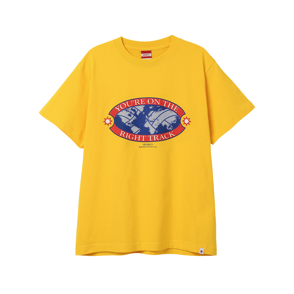 미나수 라이트 트랙 티셔츠 노랑(Menasoo Right Track T Shirt Yellow)