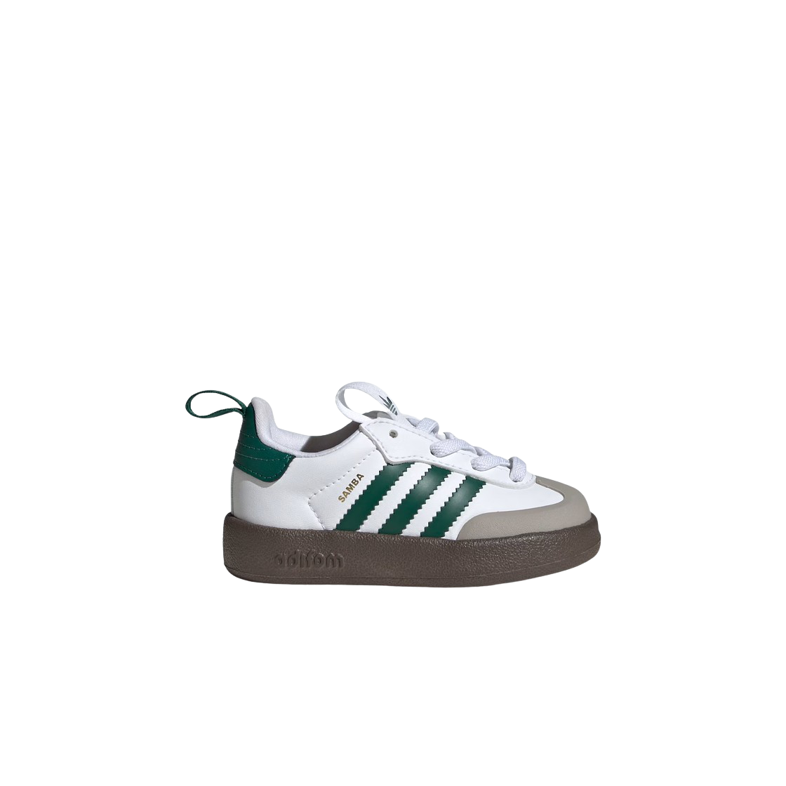 (인펀트) 아디다스 오리지널스 아디폼 삼바 360 클라우드 화이트 컬리지에이트 그린((Infant) Adidas Originals Adifom Samba 360 Cloud White Collegiate Green) - 1