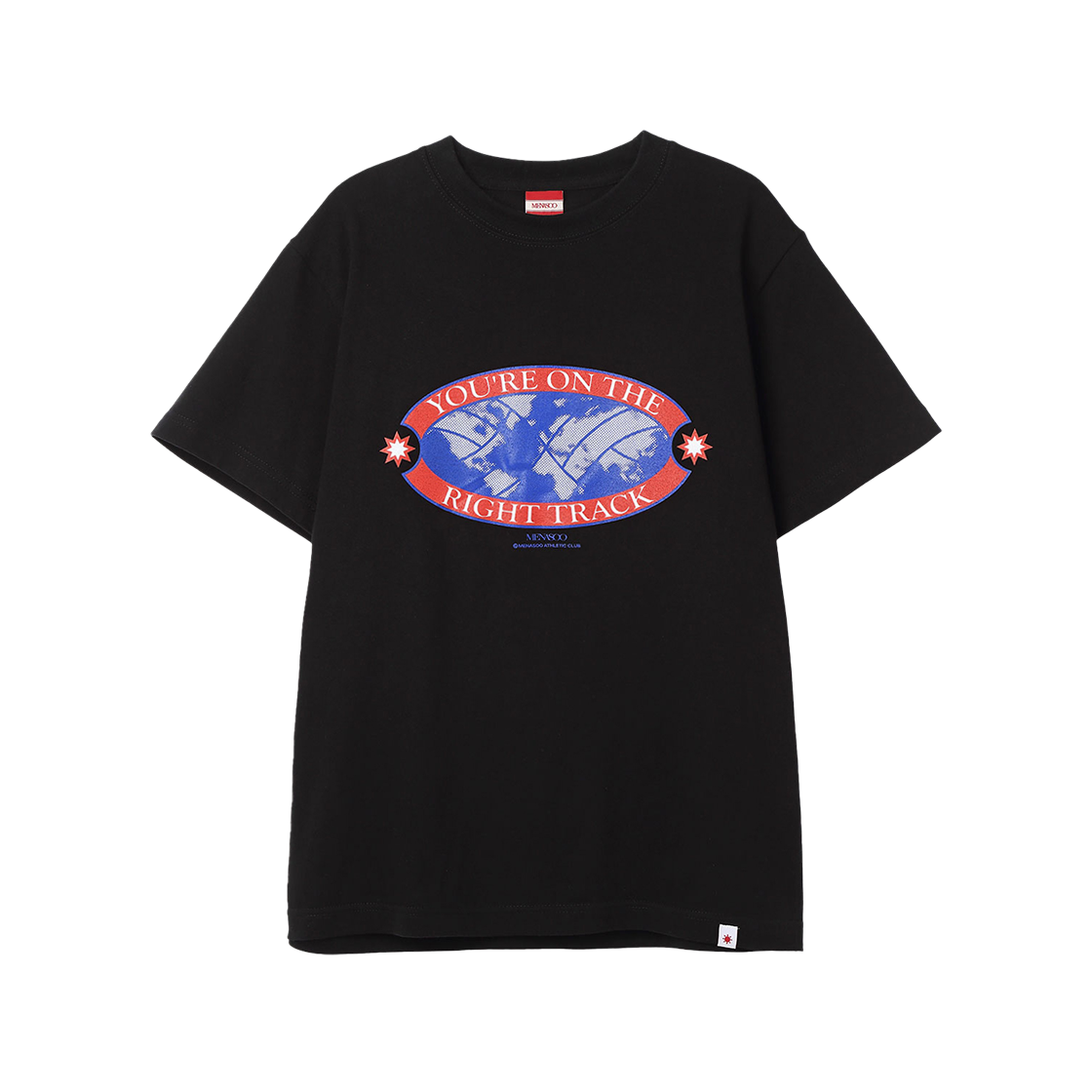 미나수 라이트 트랙 티셔츠 블랙(Menasoo Right Track T Shirt Black)