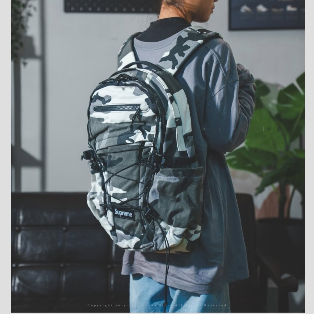 Supreme Backpack Snow Camo - 25SS 착용 스타일 - 2