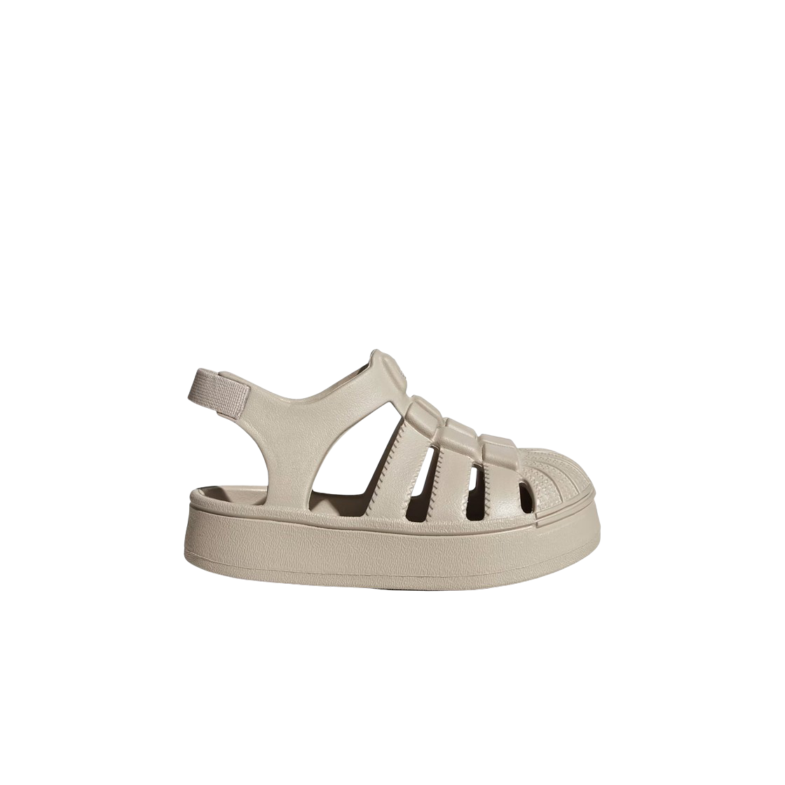 JI2804 (Infant) Adidas Originals Superstar Sandal Beige