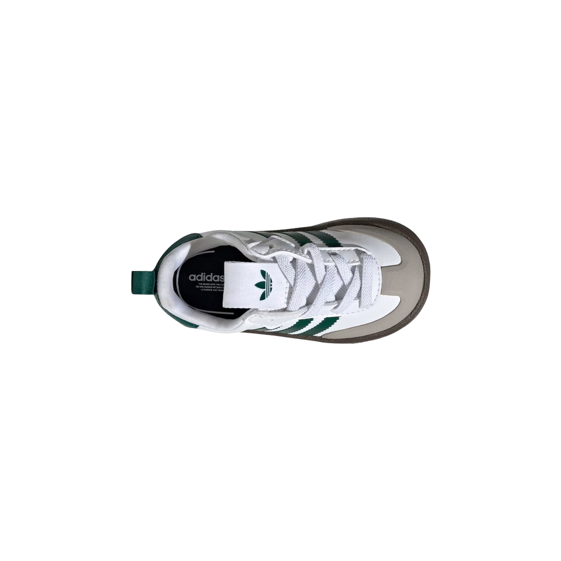 (인펀트) 아디다스 오리지널스 아디폼 삼바 360 클라우드 화이트 컬리지에이트 그린((Infant) Adidas Originals Adifom Samba 360 Cloud White Collegiate Green) - 2
