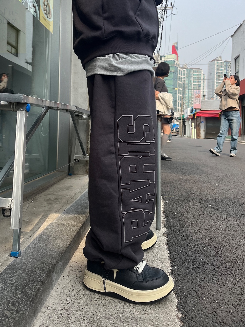 Converse x Drkshdw Turbowpn Black Cream, ETCE Cross Destroyed Cap Black 착용 스타일 - 3