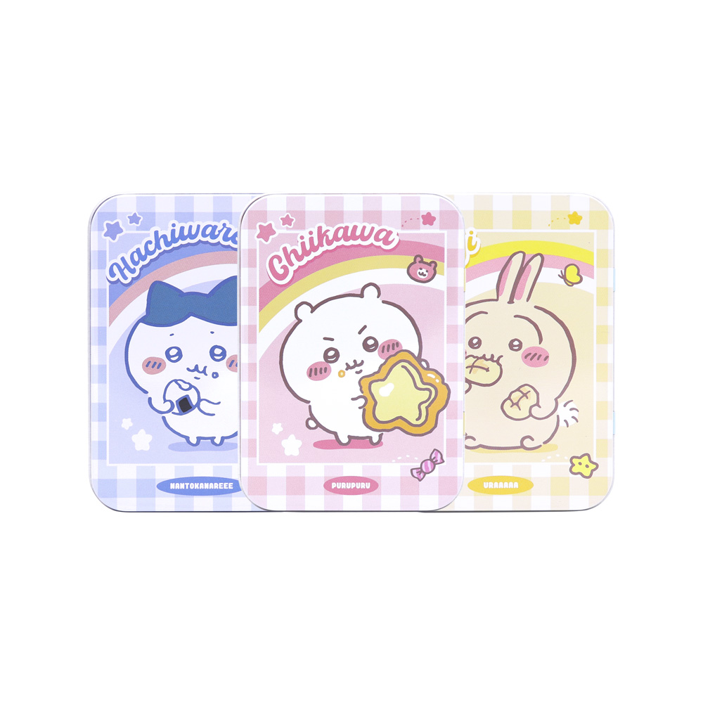 대원미디어 먼작귀 캐틱터 틴케이스 스티커 세트 3종 치이카와(Daewonmedia Chiikawa Tin Case Sticker Set Chiikawa) - 3