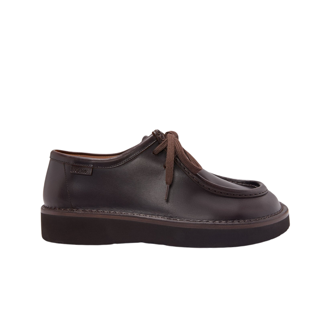 M816284X39-3110 Loewe Faro Lace-Up Derby Dark Brown