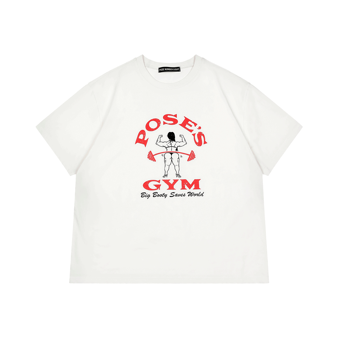 포즈넘버에잇 포즈짐 티 화이트