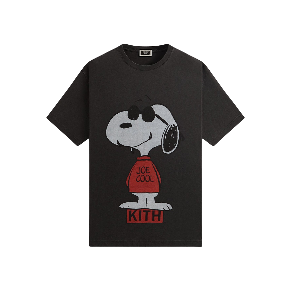 키스 x 피너츠 75주년 조 쿨 빈티지 티셔츠 블랙(Kith x Peanuts 75th Anniversary Joe Cool Vintage T-Shirt Black) - 1