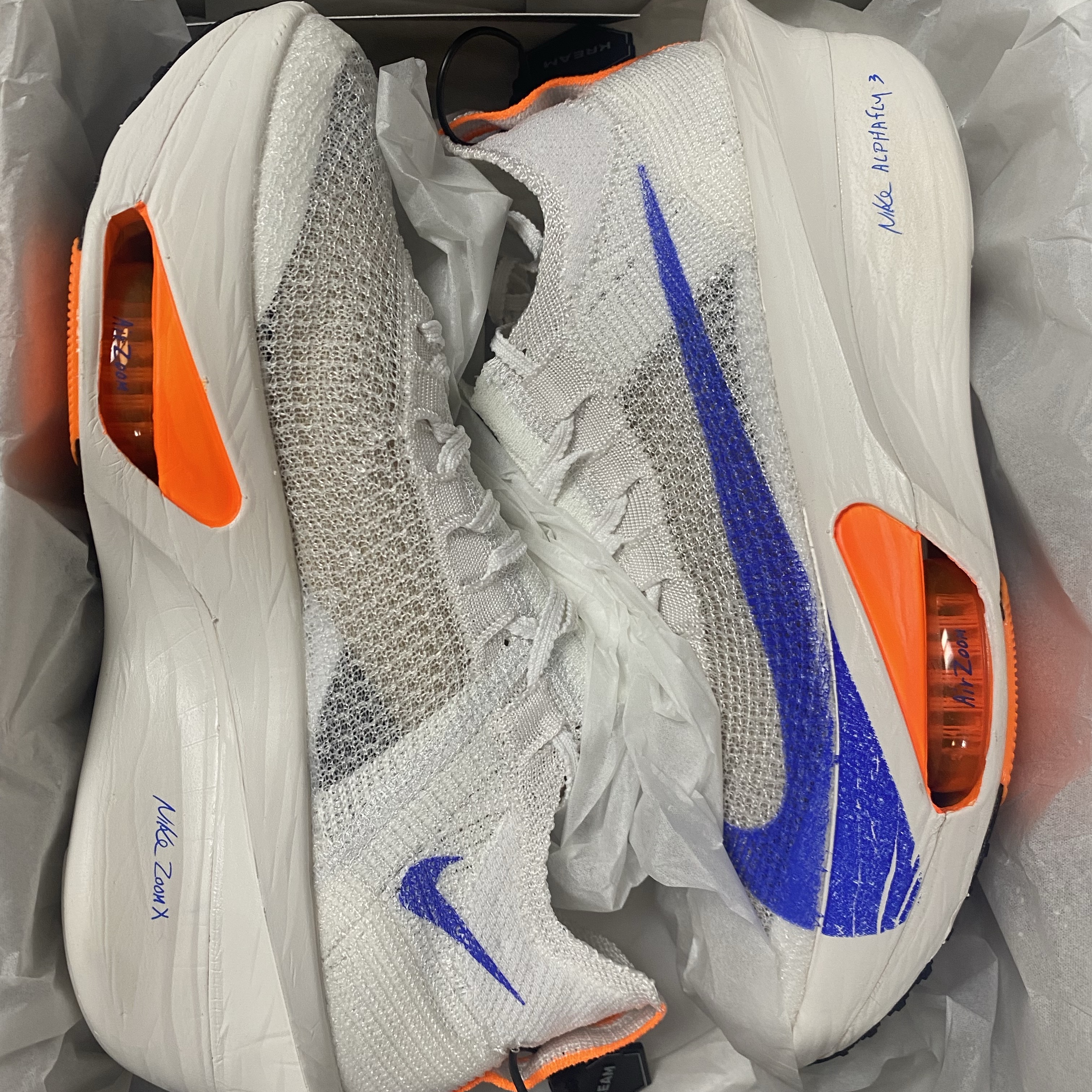 Nike Air Zoom Alphafly Next% 3 Blueprint 착용 스타일