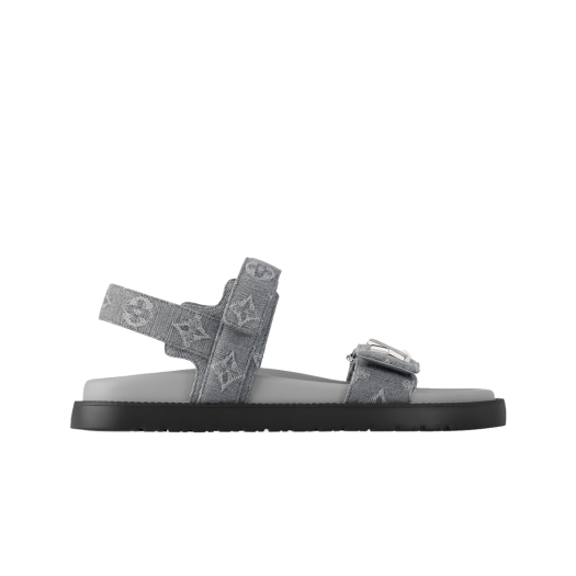 (W) Louis Vuitton LV Sunset Flat Comfort Sandal Blue