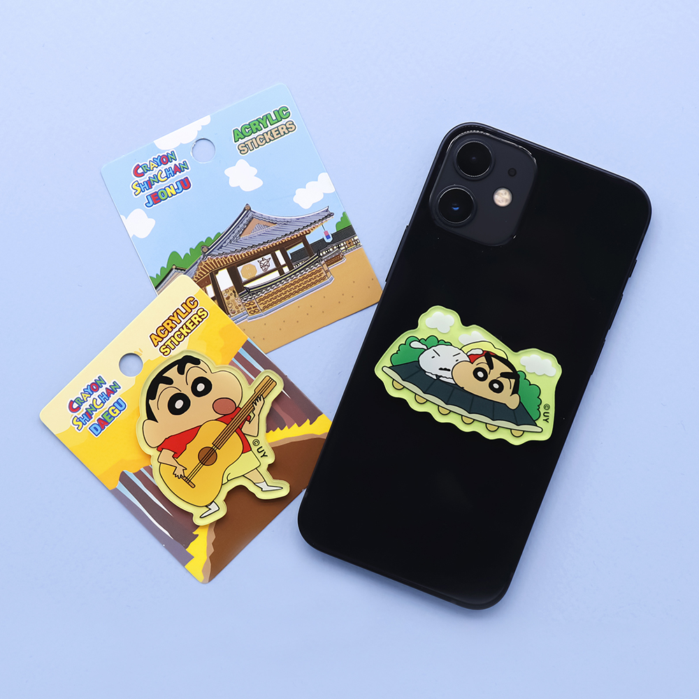 대원미디어 짱구는못말려 지역테마 아크릴 스티커 서울(Daewonmedia Crayon Shin Chan Regional Theme Acrylic Sticker Seoul) - 3