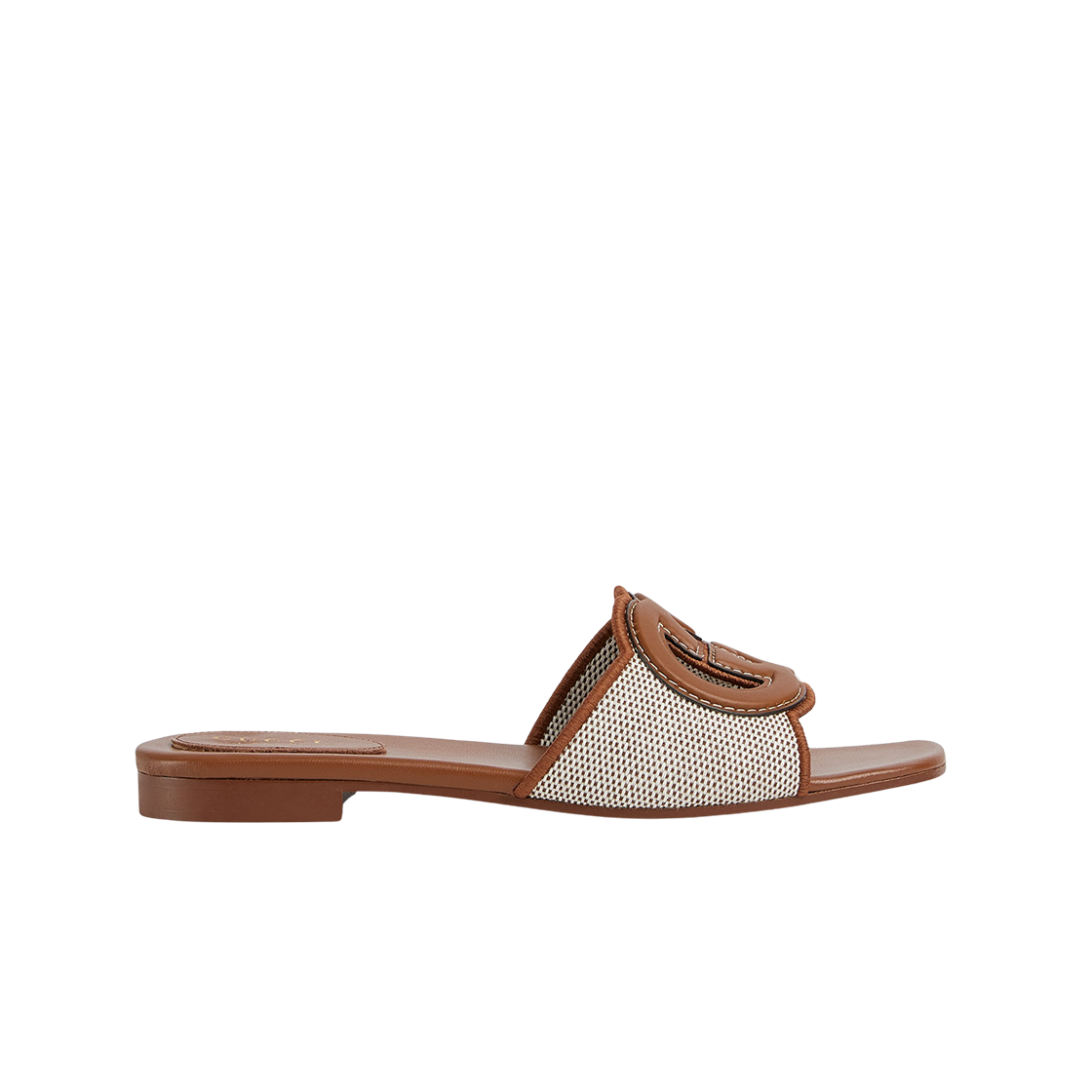 835723-FAEA0-9562 (W) Gucci Interlocking G Slide Sandal Brown