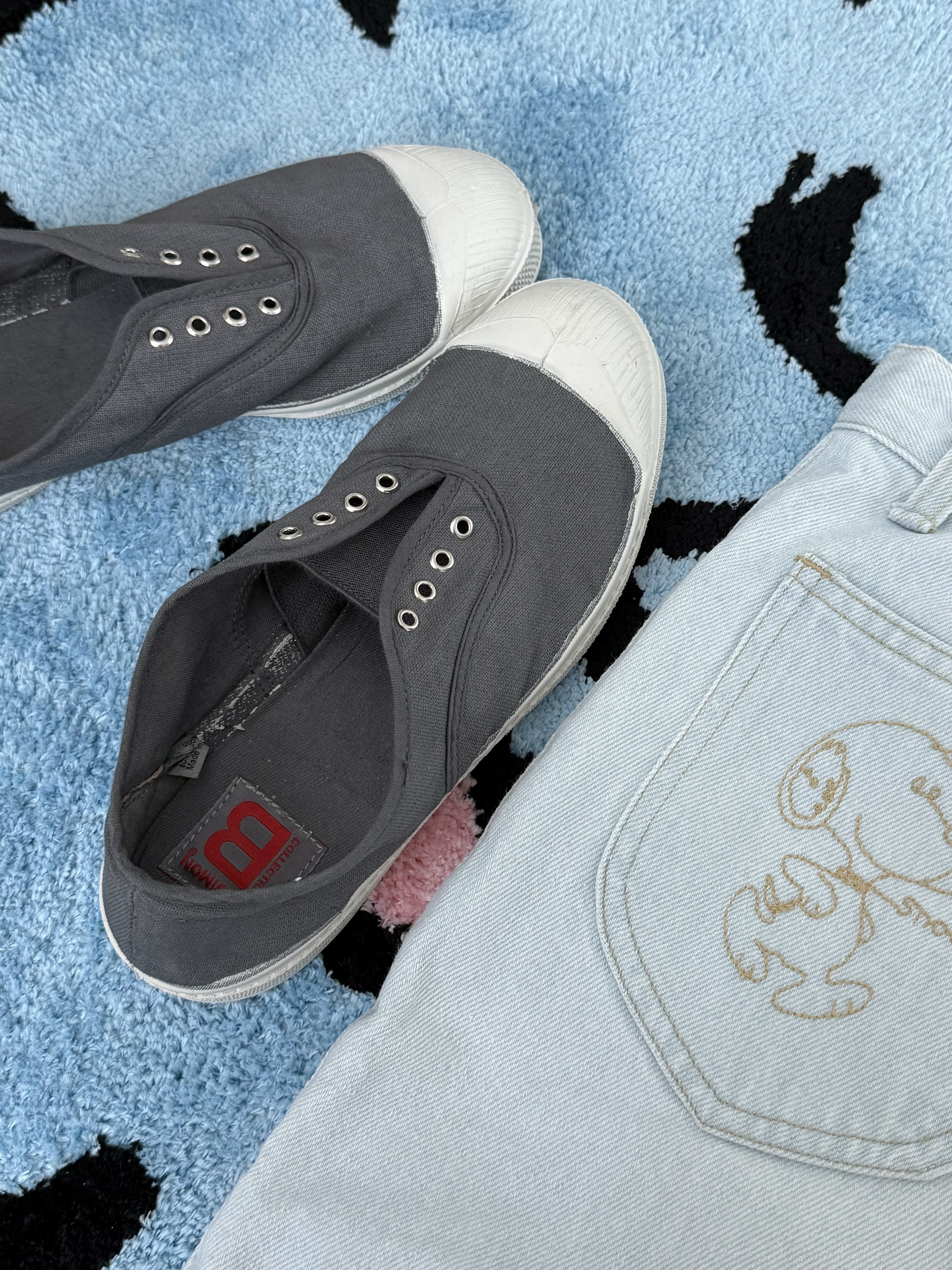 (W) Bensimon Tennis Elly Grey 착용 스타일 - 2