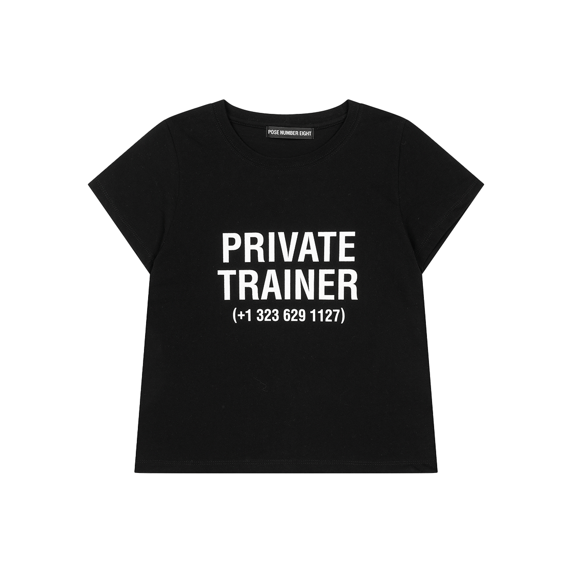 포즈넘버에잇 피티 베이비 티 블랙