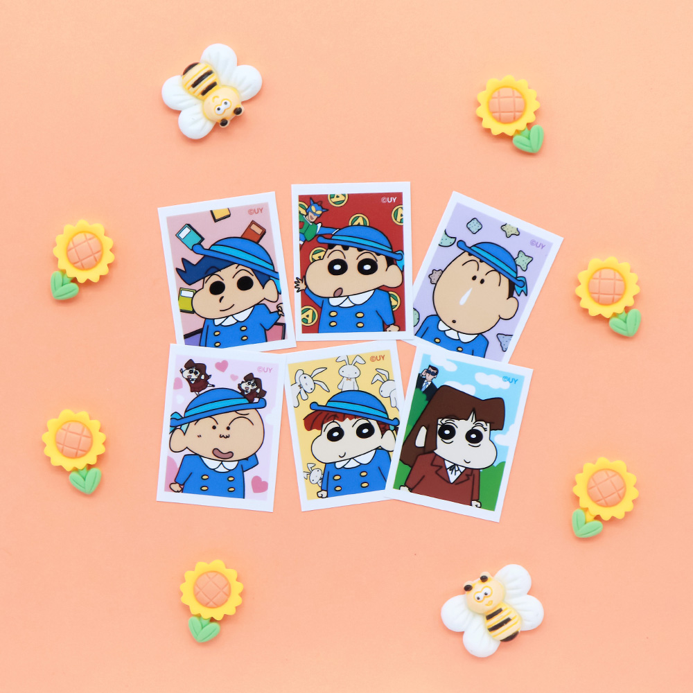 대원미디어 짱구는못말려 증명사진 6종 세트(Daewonmedia Crayon Shin Chan Id Photo Set) - 2