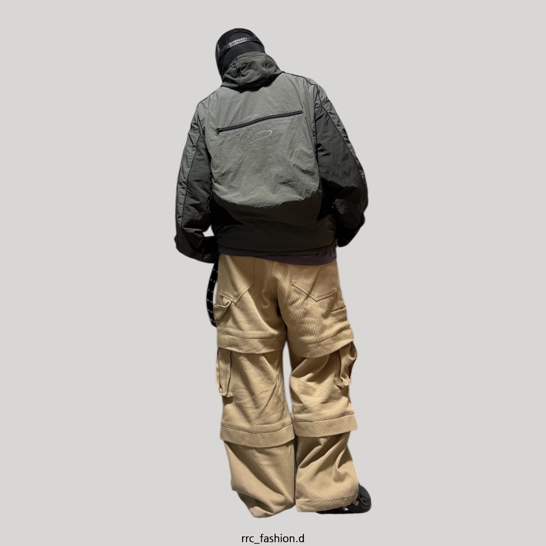 Kamien x MJD Double Hole Belt Black Shearling Calfskin, Adidas Yeezy Foam RNNR Onyx 착용 스타일 - 2