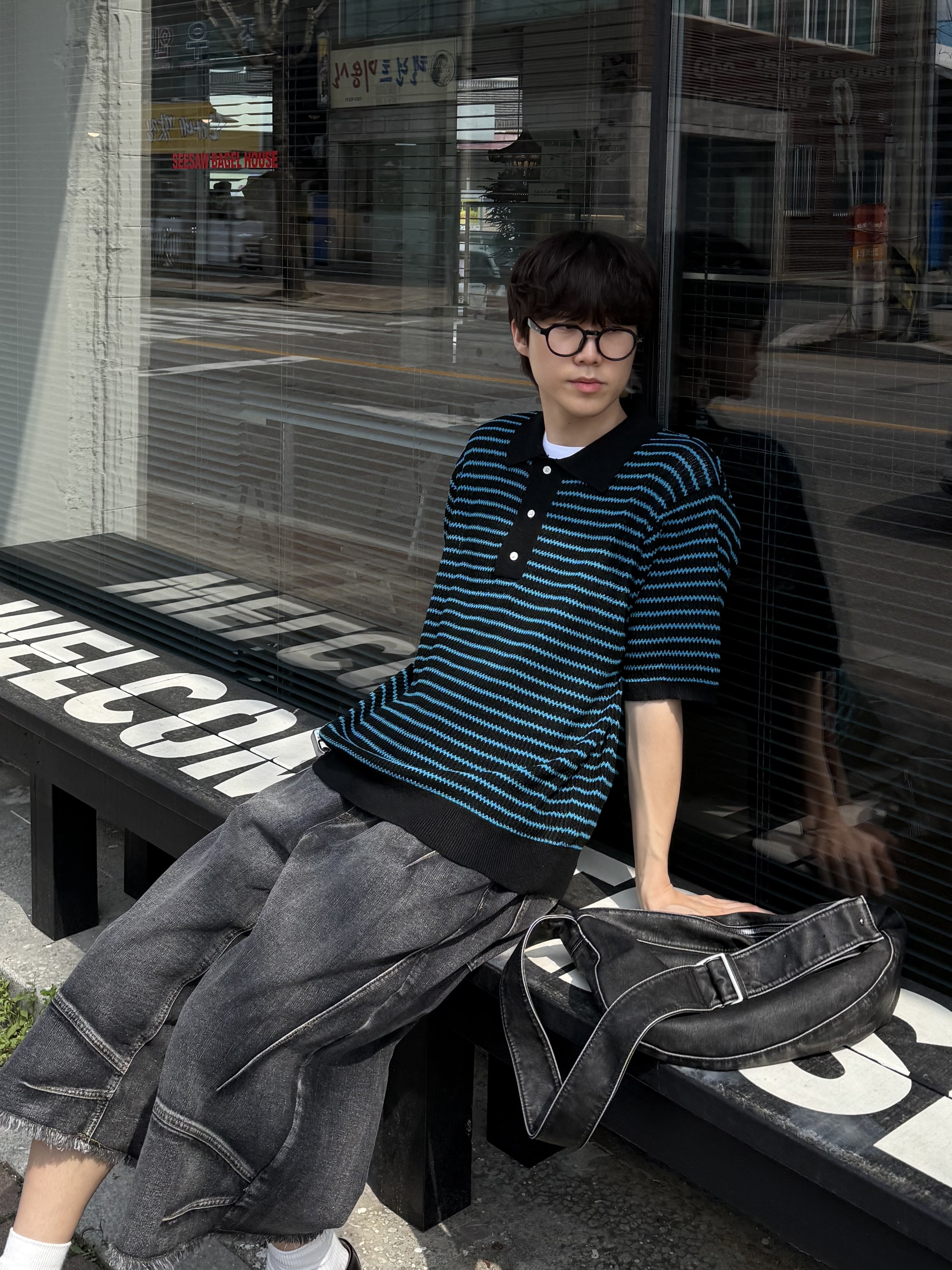 Dr. Martens 1461 Smooth Black 착용 스타일 - 4