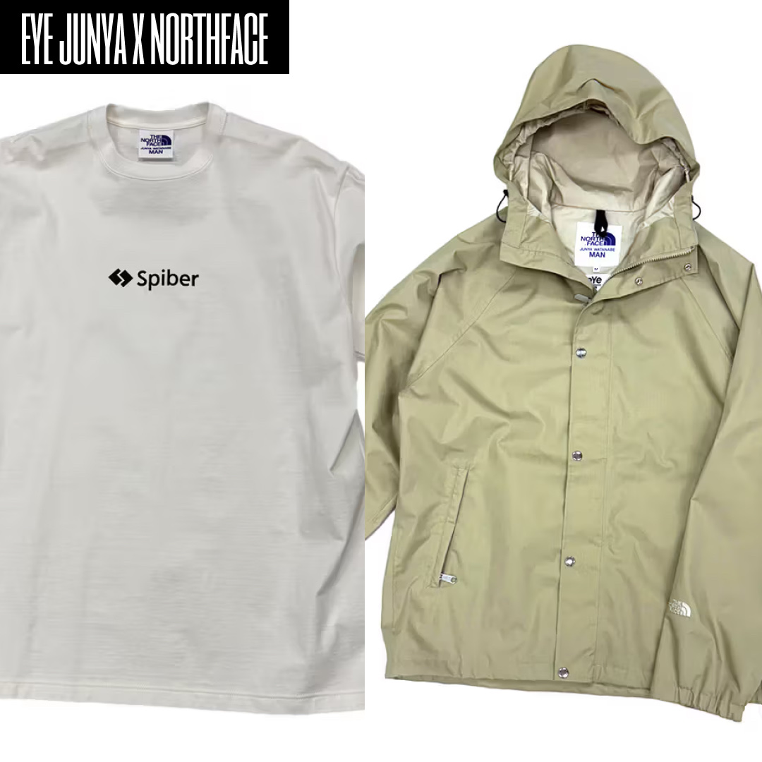 Junya Watanabe x The North Face W-Name Pullover Jacket Black, Junya Watanabe x The North Face W-Name Mountain Jacket Navy 착용 스타일 - 3