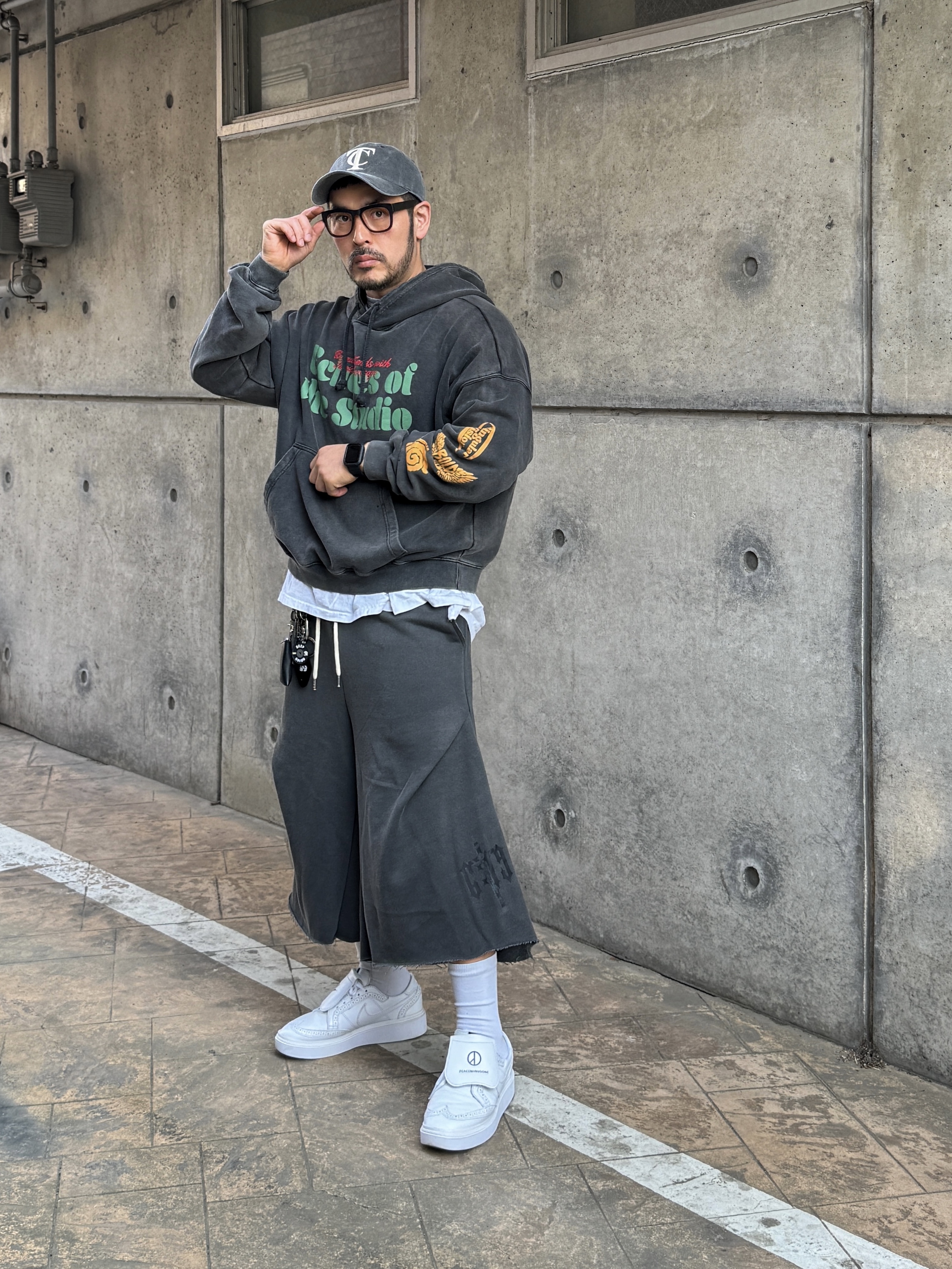 Nike x Peaceminusone Kwondo1 White, moif x inapsquare City Dweller Parka Sand 착용 스타일 - 2